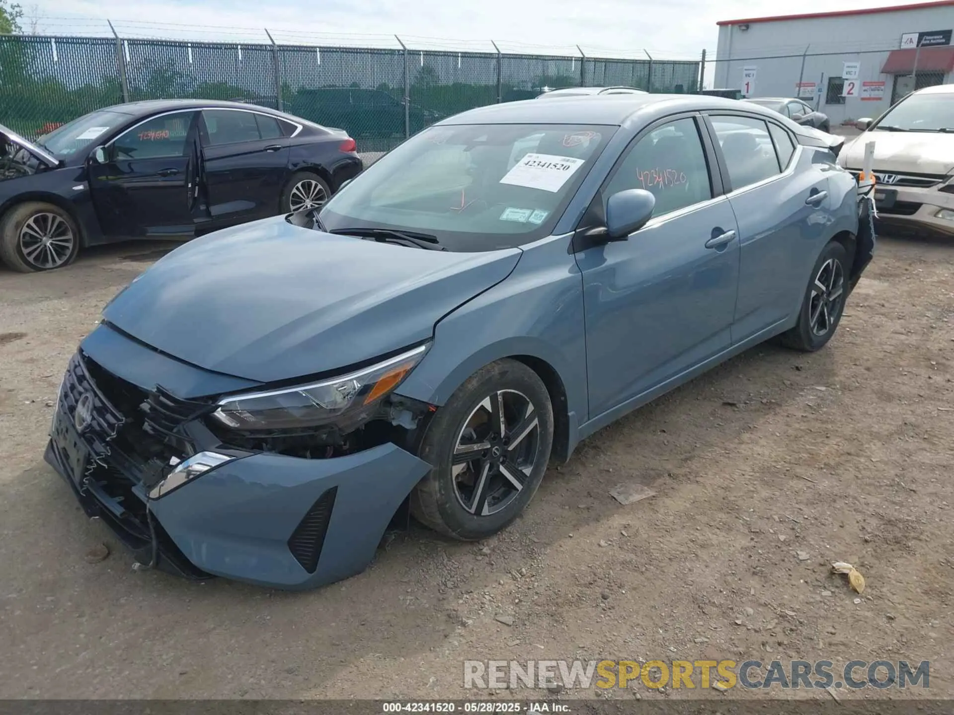 2 fotografías del automóvil dañado 3N1AB8CV1RY258697 NISSAN SENTRA 2024
