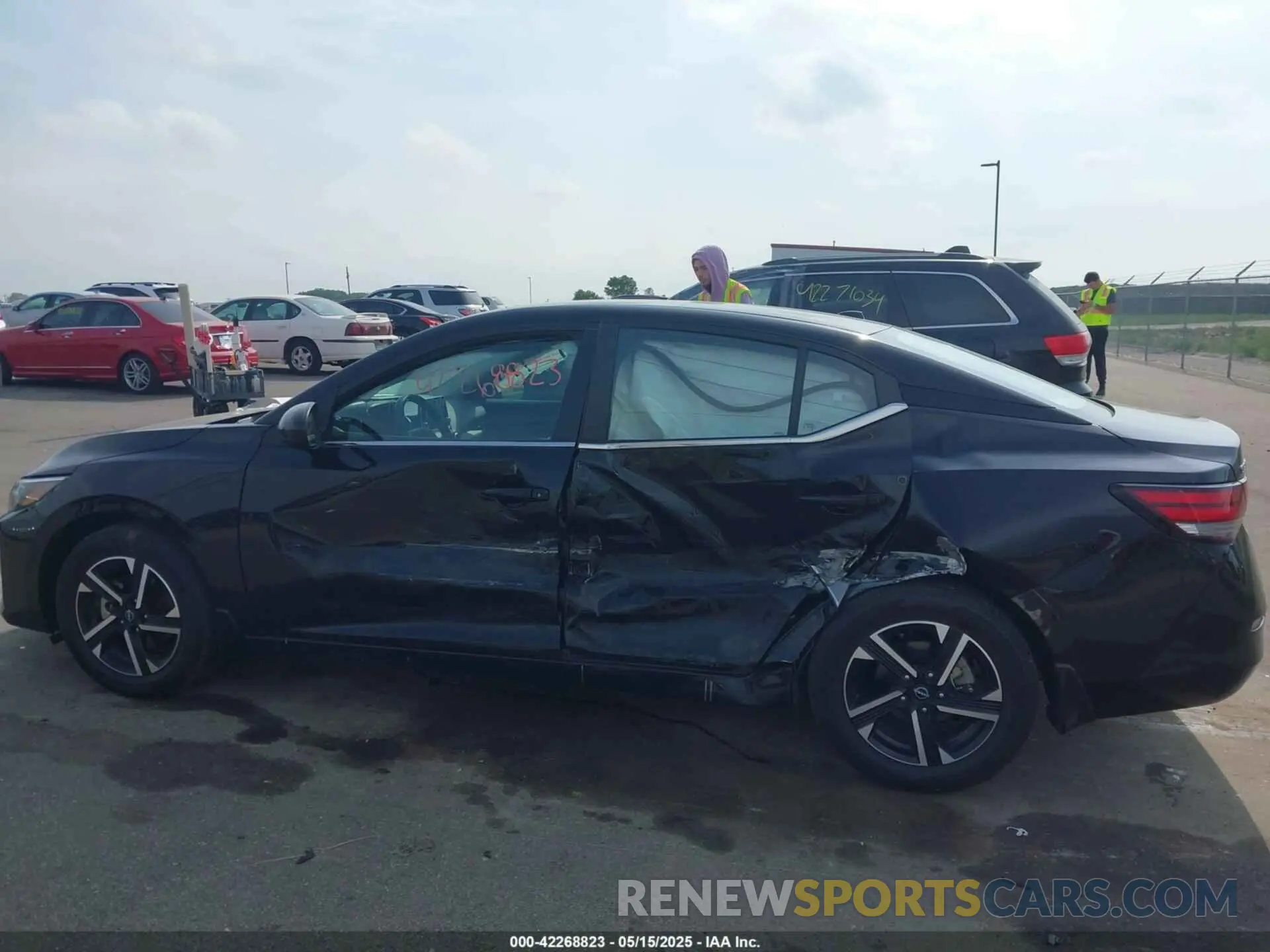 14 fotografías del automóvil dañado 3N1AB8CV1RY279100 NISSAN SENTRA 2024