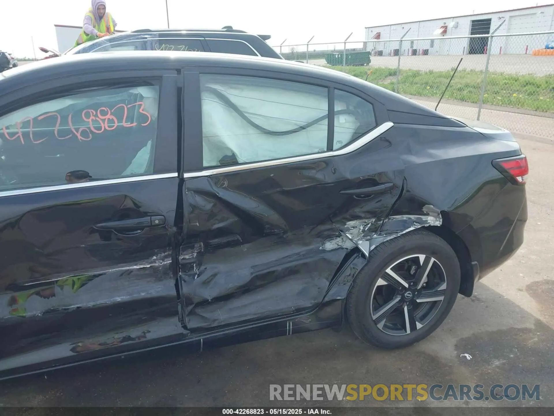 6 fotografías del automóvil dañado 3N1AB8CV1RY279100 NISSAN SENTRA 2024