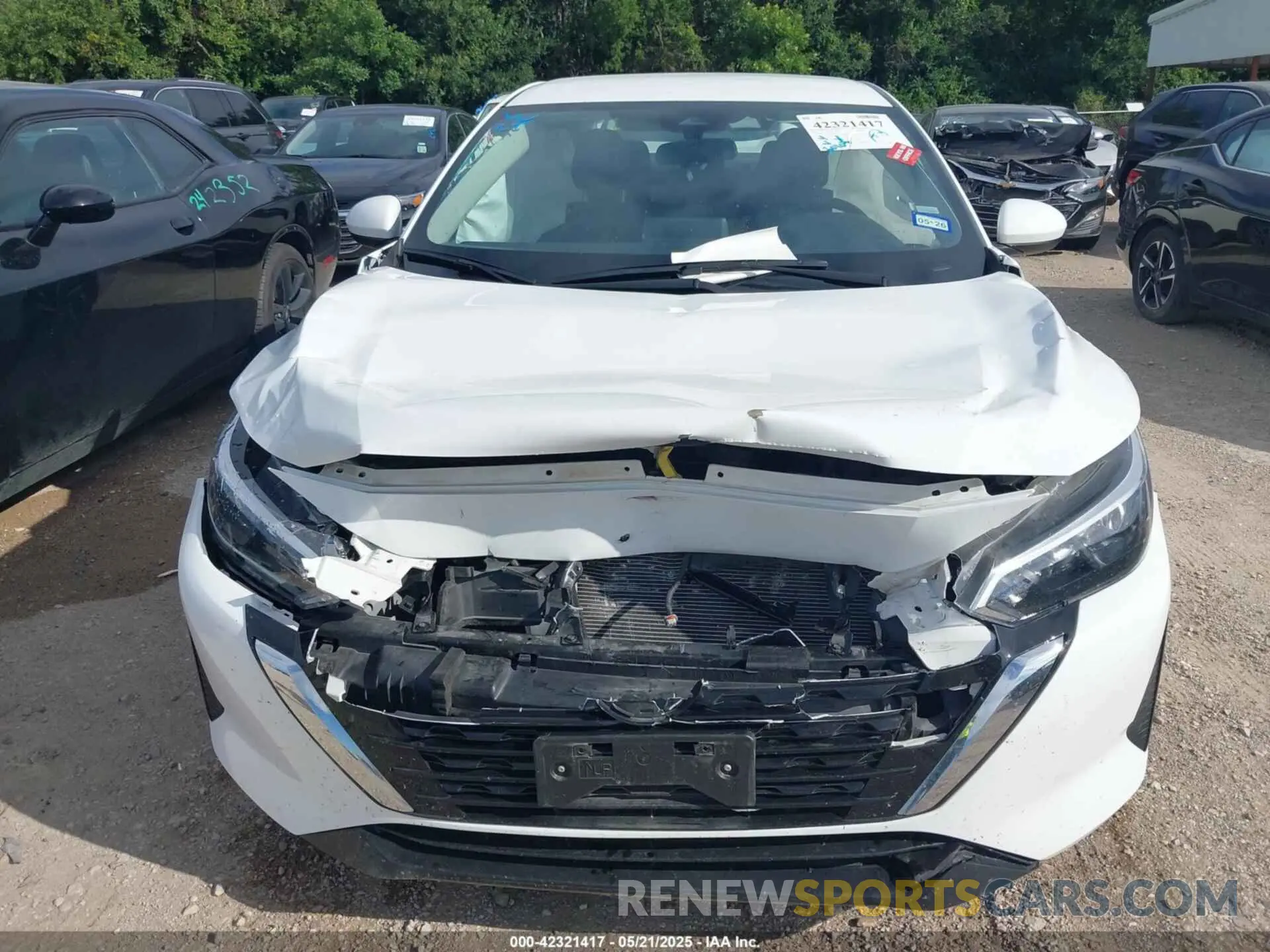 12 fotografías del automóvil dañado 3N1AB8CV1RY332555 NISSAN SENTRA 2024