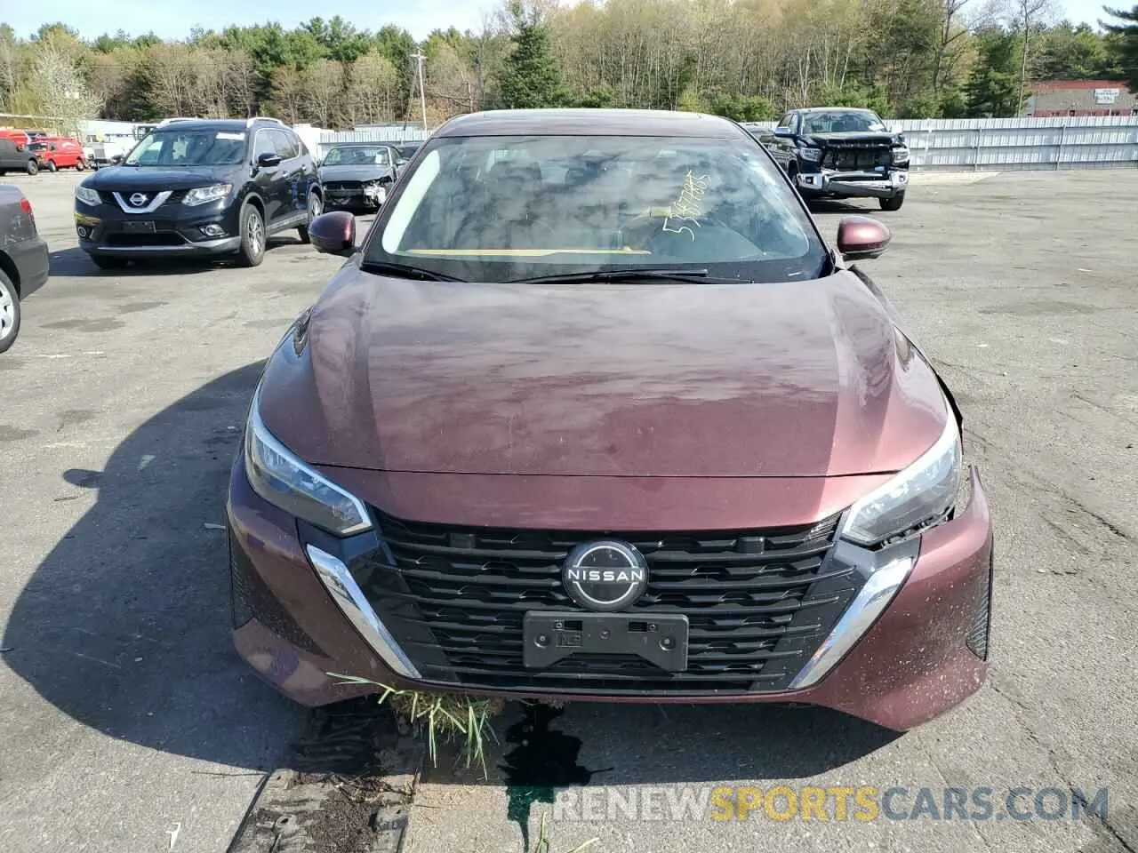 5 fotografías del automóvil dañado 3N1AB8CV1RY362445 NISSAN SENTRA 2024