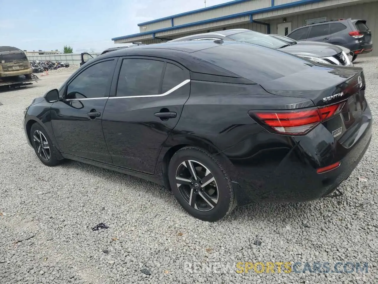 2 fotografías del automóvil dañado 3N1AB8CV1RY373655 NISSAN SENTRA 2024