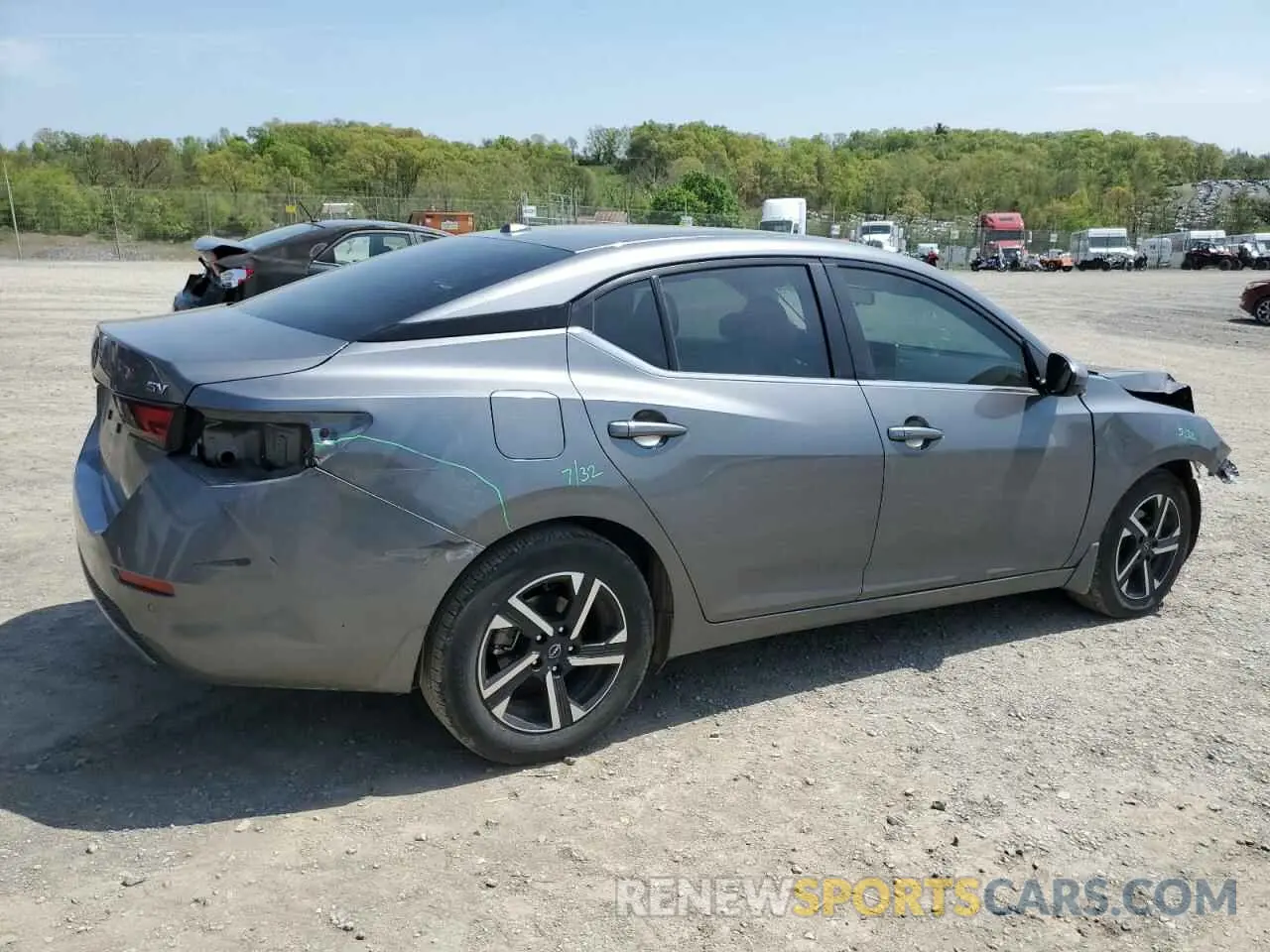 3 fotografías del automóvil dañado 3N1AB8CV1RY379973 NISSAN SENTRA 2024