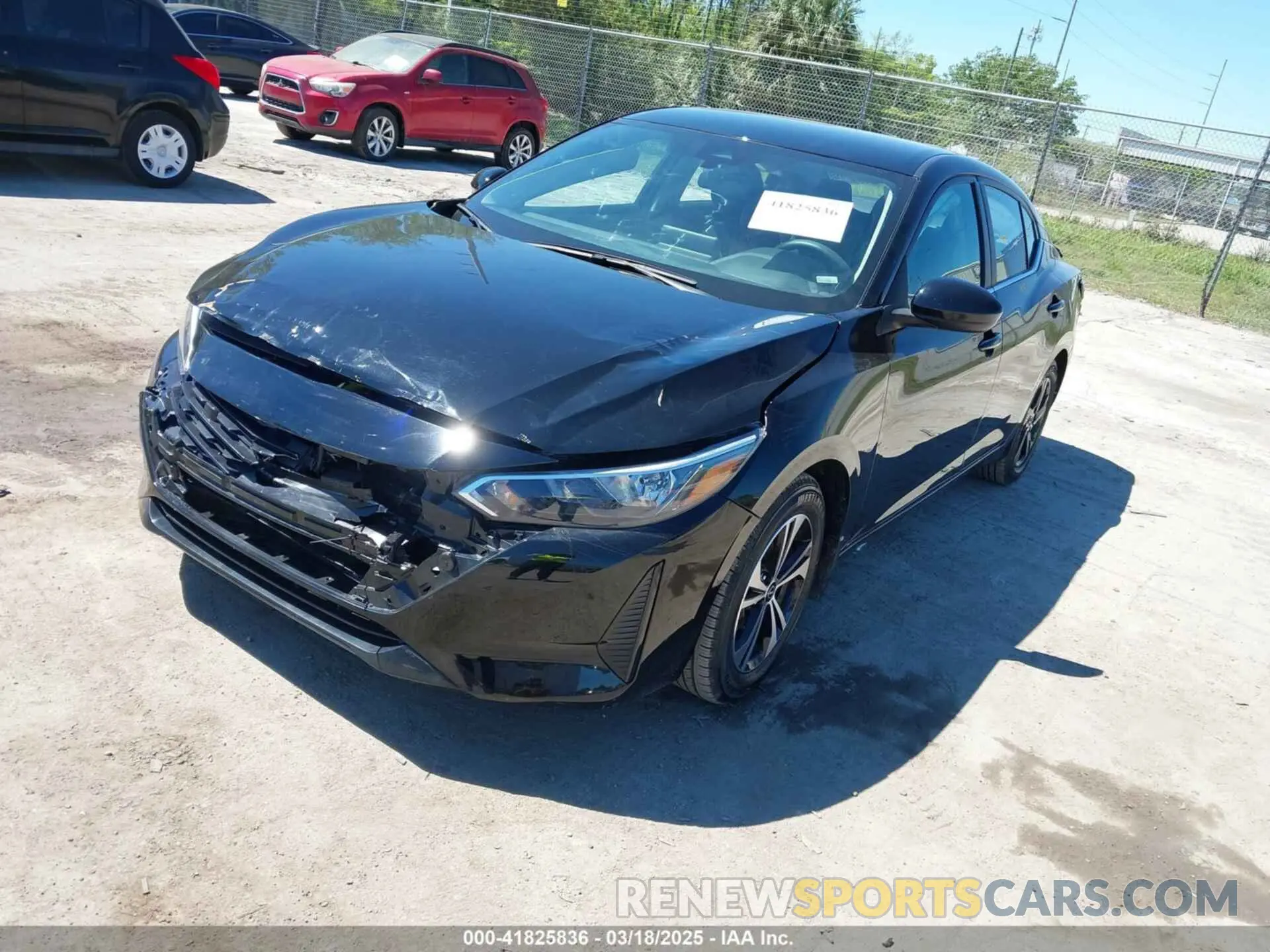 2 fotografías del automóvil dañado 3N1AB8CV2RY206513 NISSAN SENTRA 2024
