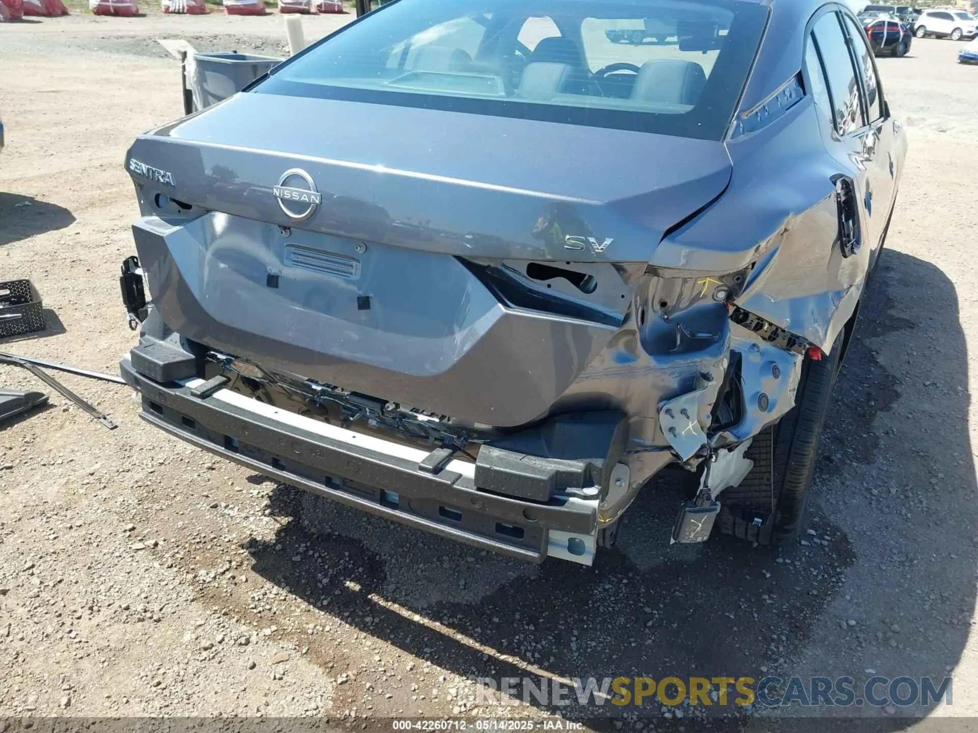 6 fotografías del automóvil dañado 3N1AB8CV2RY241102 NISSAN SENTRA 2024