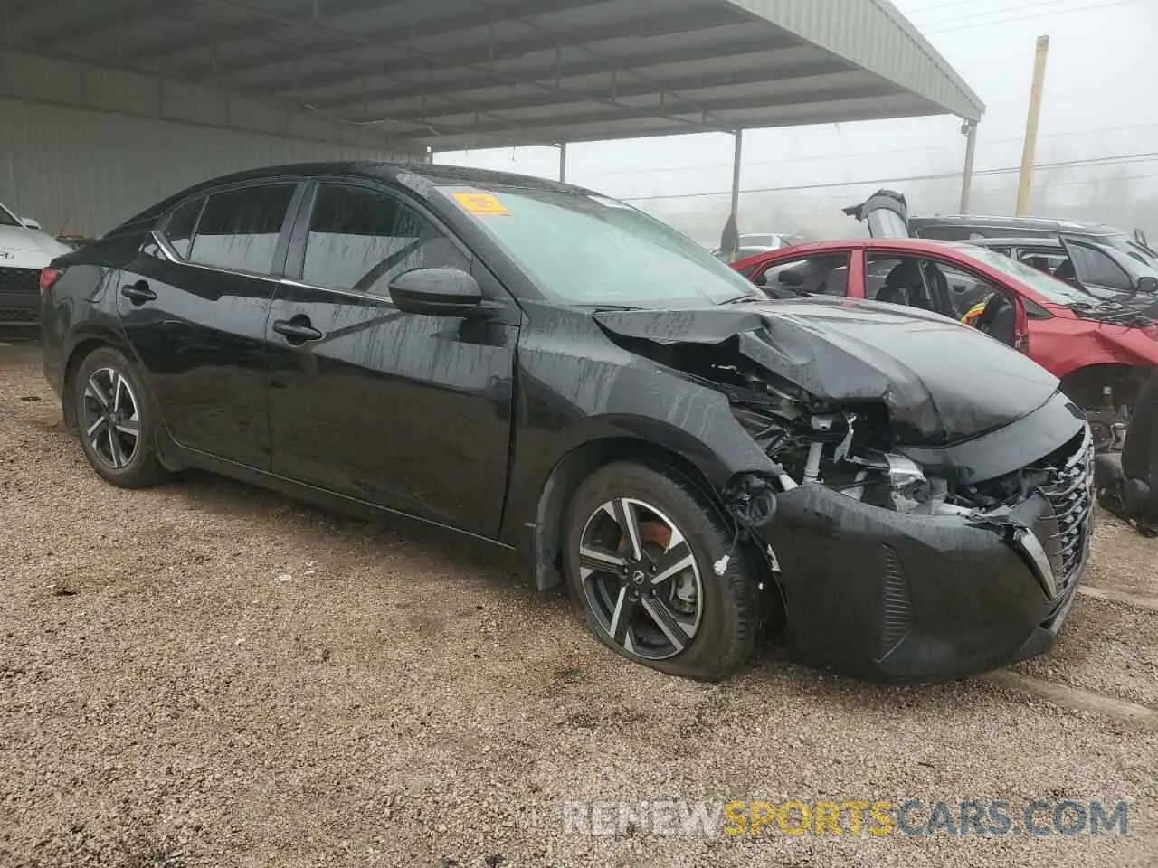 4 fotografías del automóvil dañado 3N1AB8CV2RY255596 NISSAN SENTRA 2024
