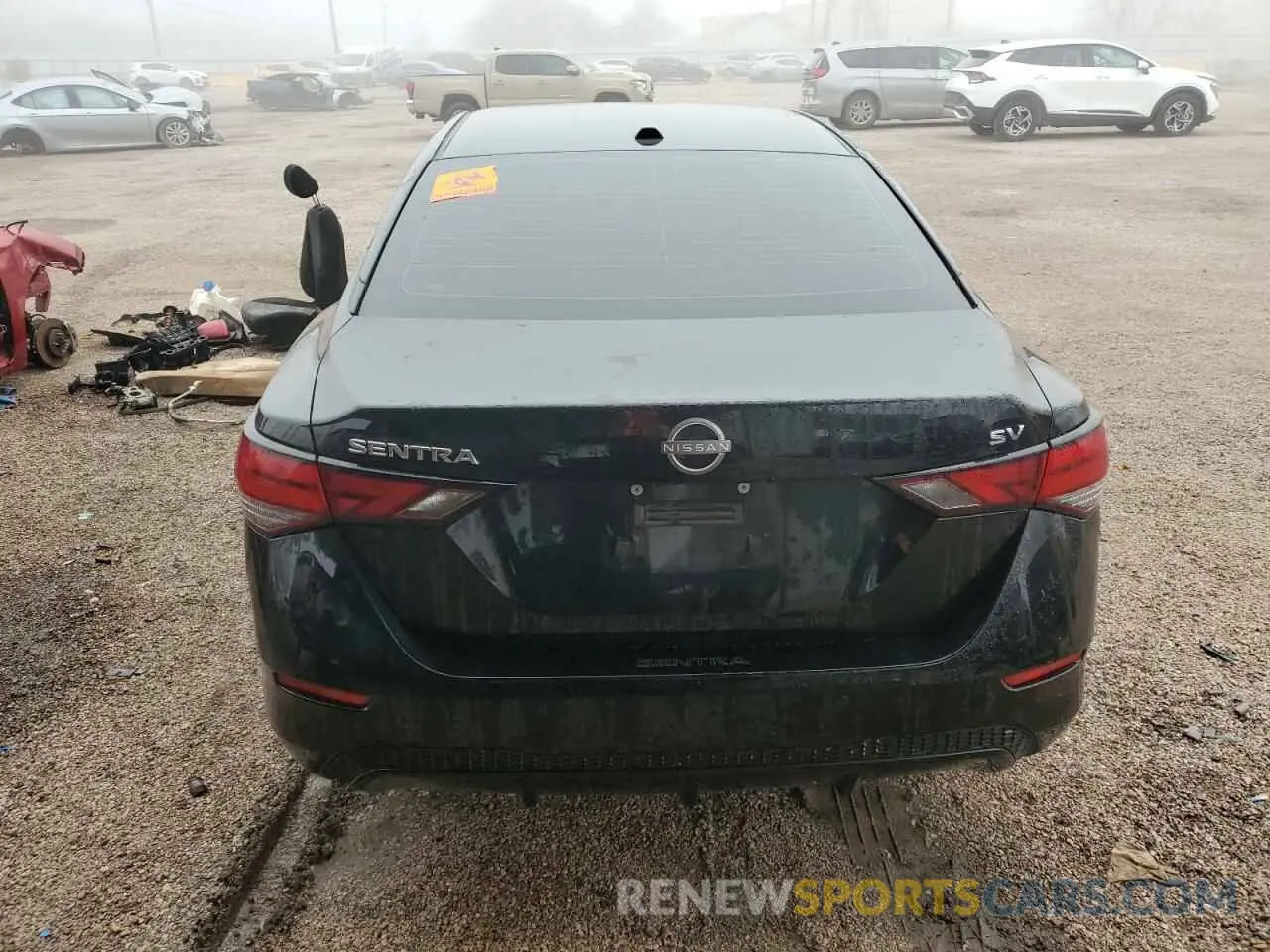 6 fotografías del automóvil dañado 3N1AB8CV2RY255596 NISSAN SENTRA 2024