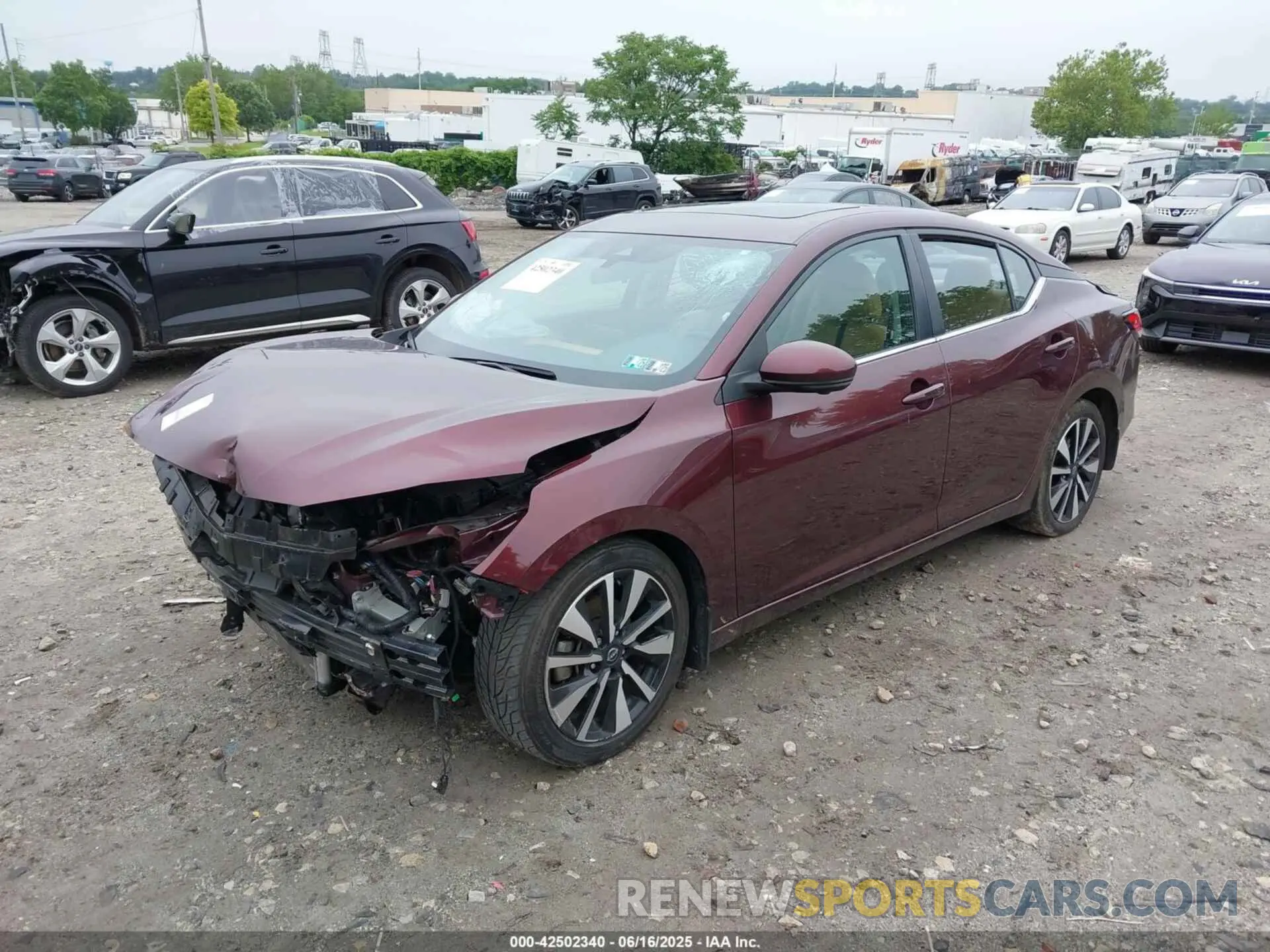 2 fotografías del automóvil dañado 3N1AB8CV2RY269725 NISSAN SENTRA 2024