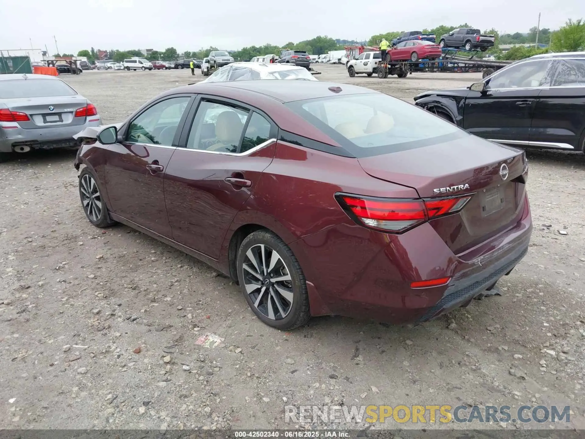 3 fotografías del automóvil dañado 3N1AB8CV2RY269725 NISSAN SENTRA 2024