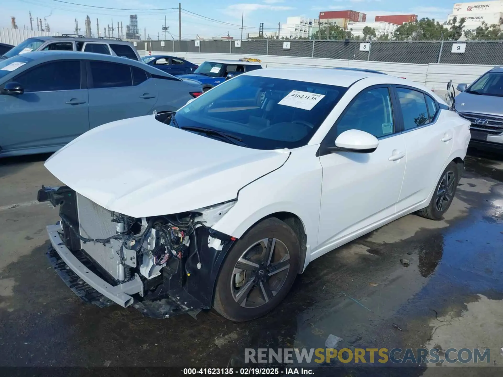 2 fotografías del automóvil dañado 3N1AB8CV2RY280241 NISSAN SENTRA 2024