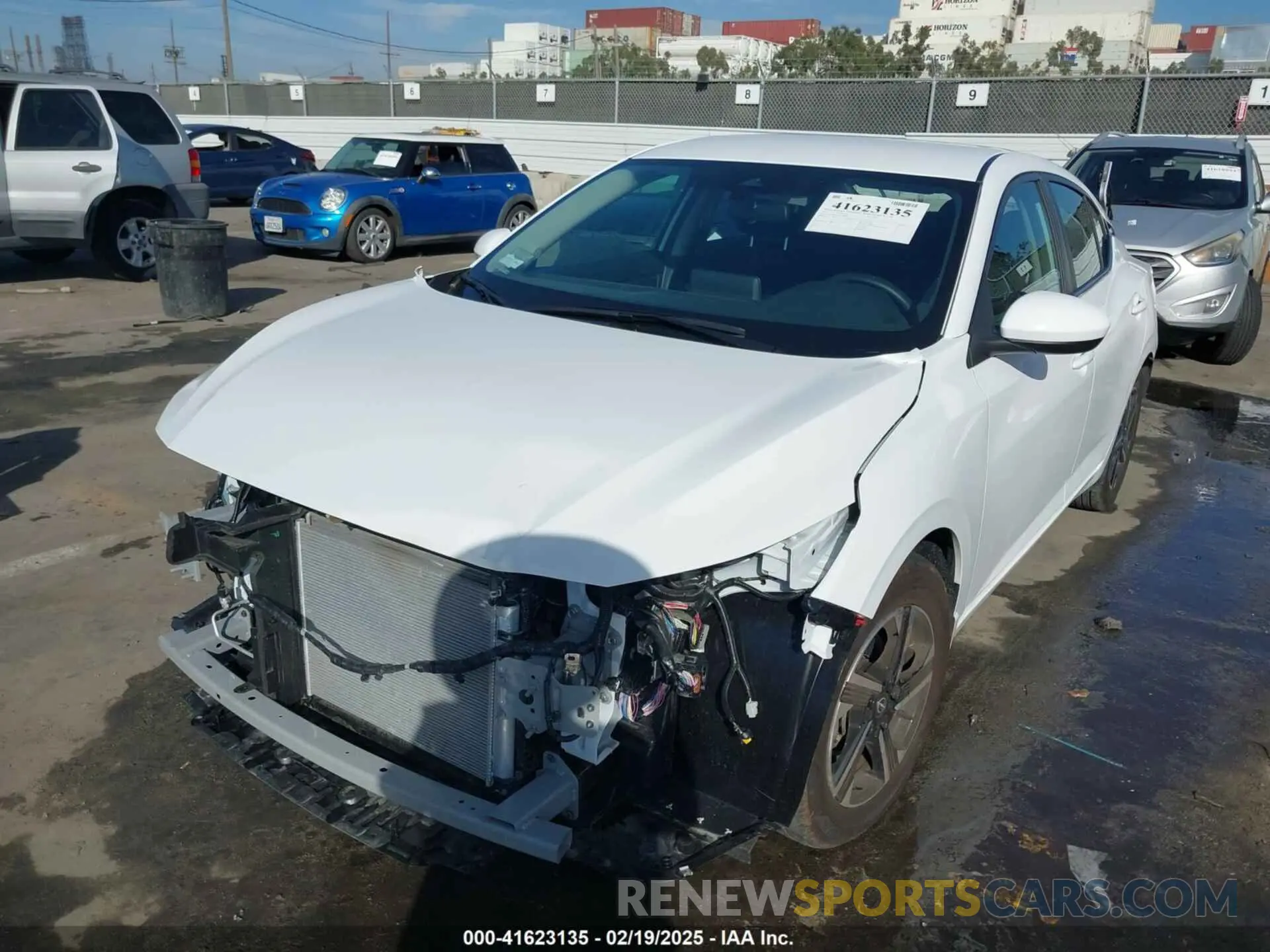6 fotografías del automóvil dañado 3N1AB8CV2RY280241 NISSAN SENTRA 2024