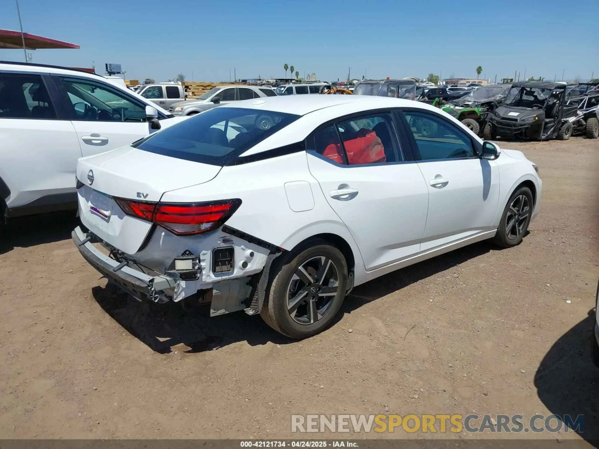 4 fotografías del automóvil dañado 3N1AB8CV2RY292020 NISSAN SENTRA 2024