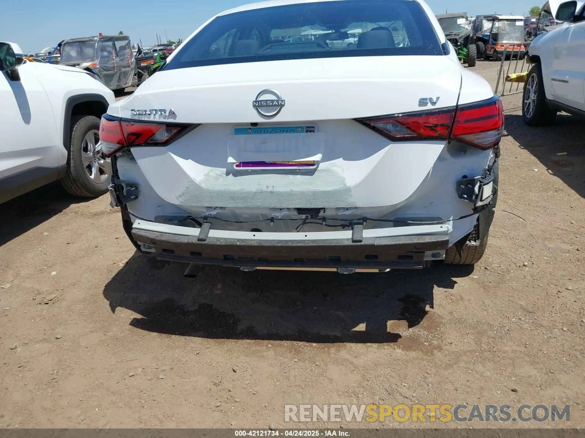 6 fotografías del automóvil dañado 3N1AB8CV2RY292020 NISSAN SENTRA 2024