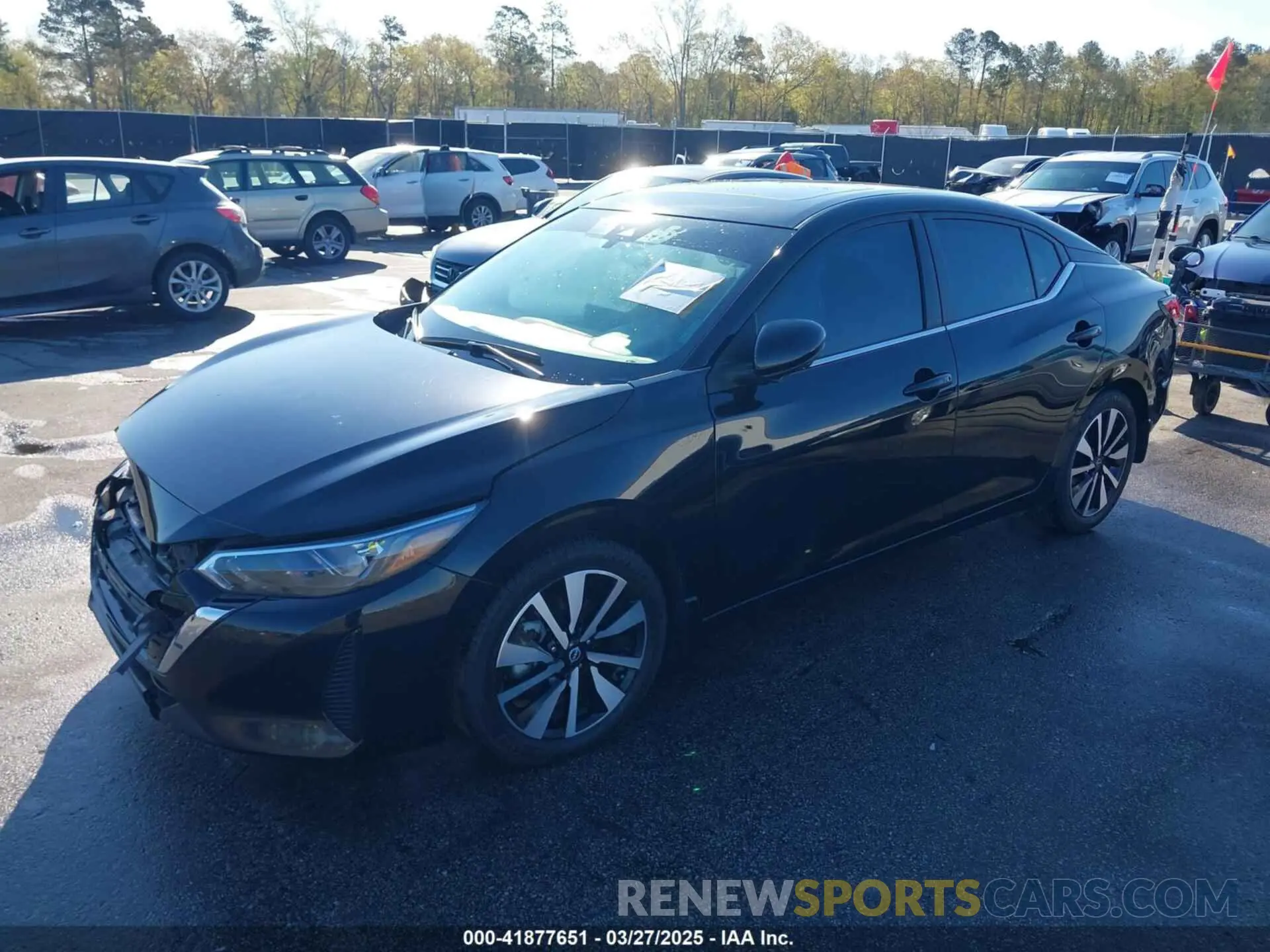 2 fotografías del automóvil dañado 3N1AB8CV2RY301427 NISSAN SENTRA 2024