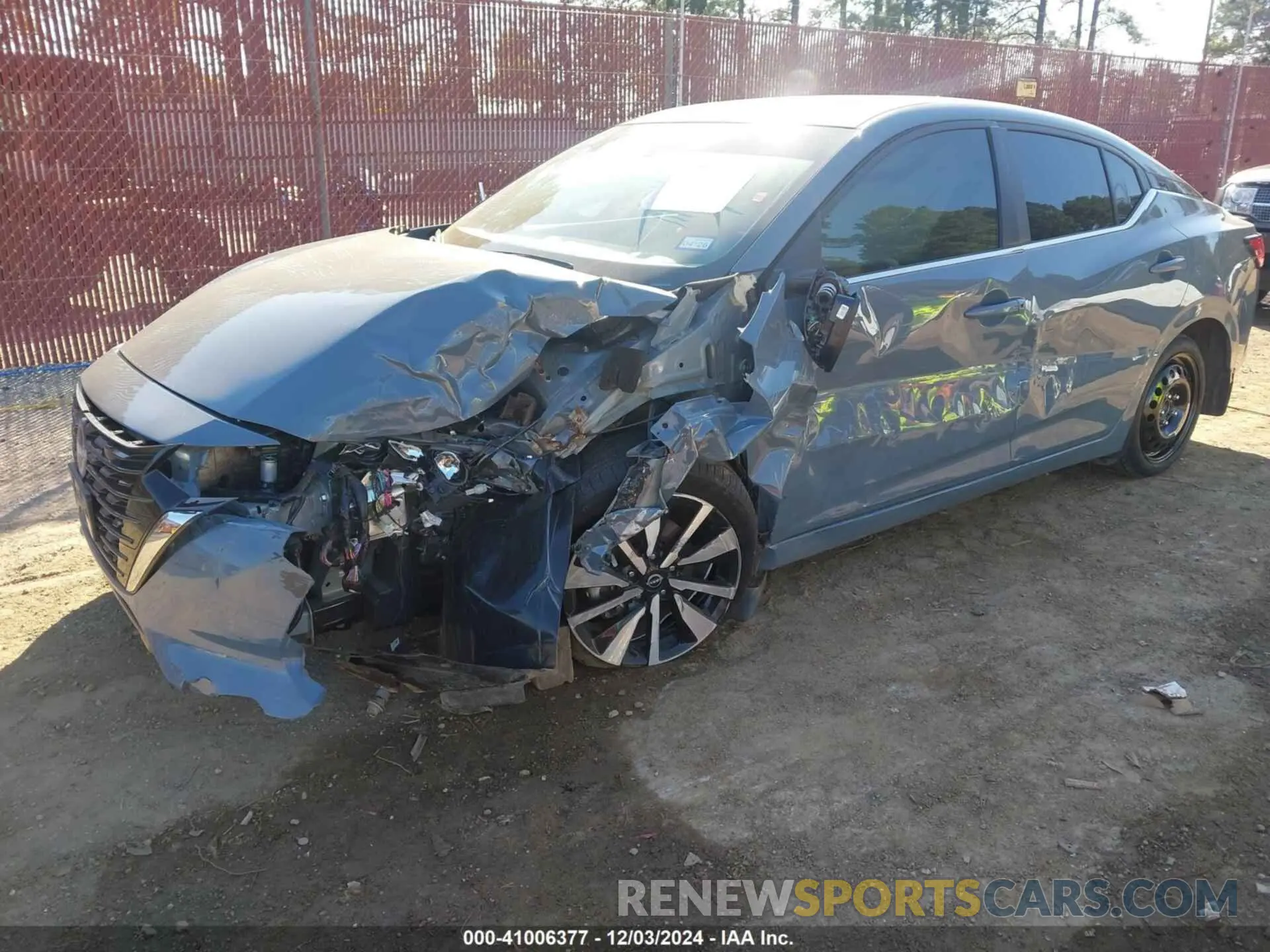 2 fotografías del automóvil dañado 3N1AB8CV2RY310869 NISSAN SENTRA 2024