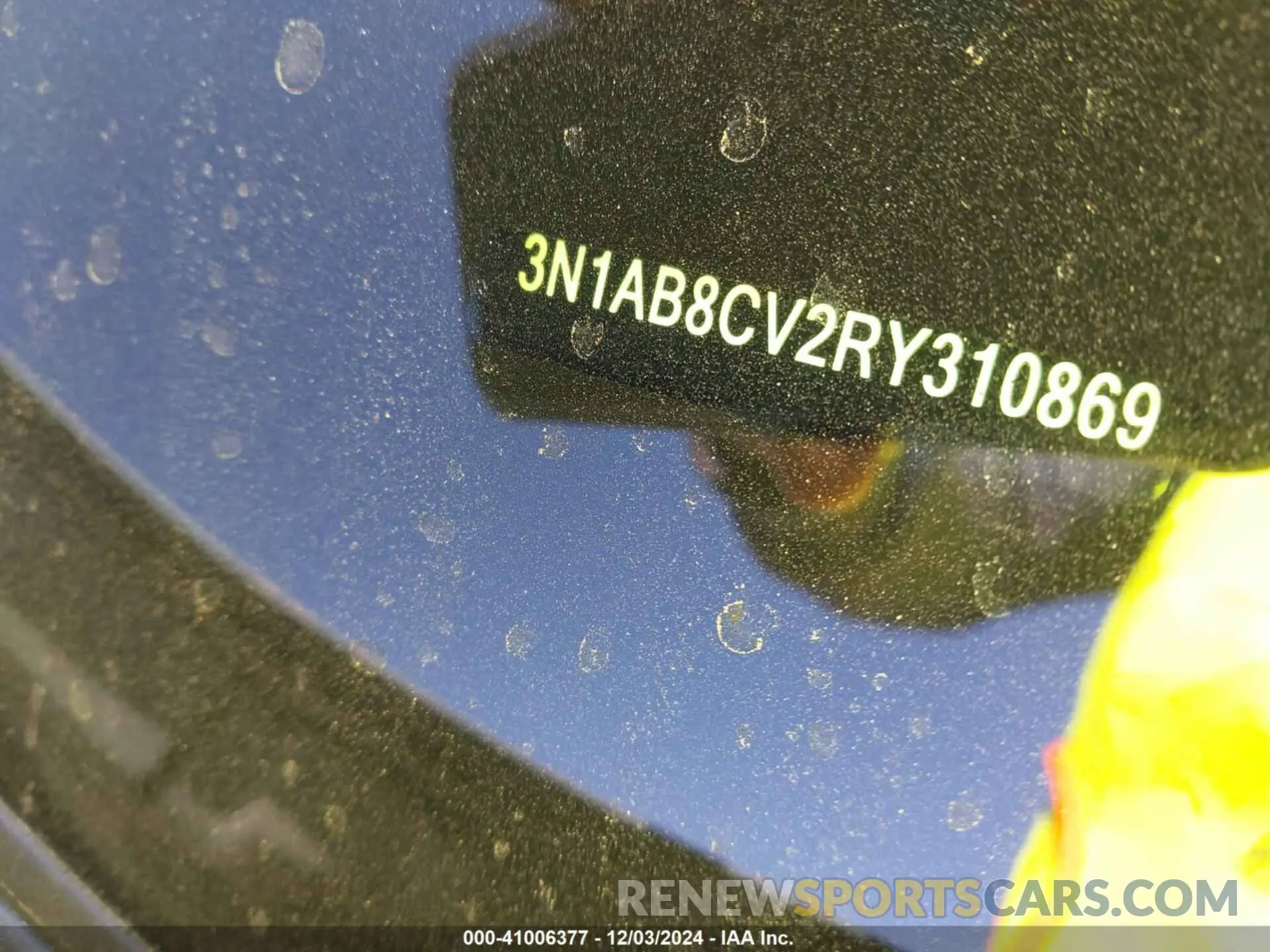 9 fotografías del automóvil dañado 3N1AB8CV2RY310869 NISSAN SENTRA 2024