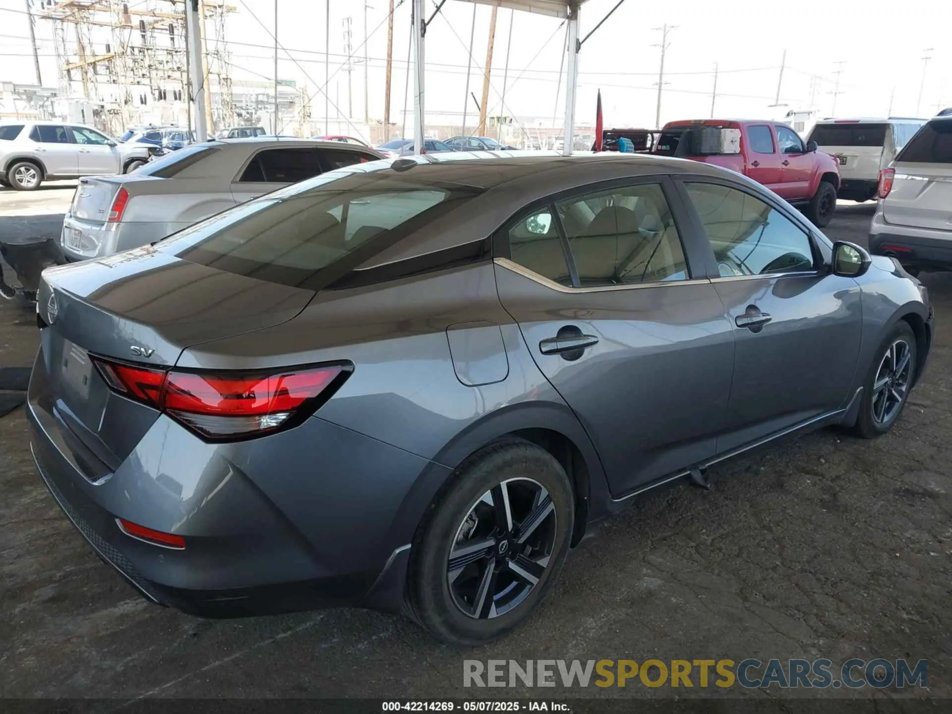 4 fotografías del automóvil dañado 3N1AB8CV2RY357092 NISSAN SENTRA 2024