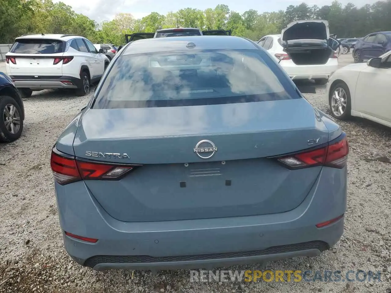 6 fotografías del automóvil dañado 3N1AB8CV2RY371252 NISSAN SENTRA 2024