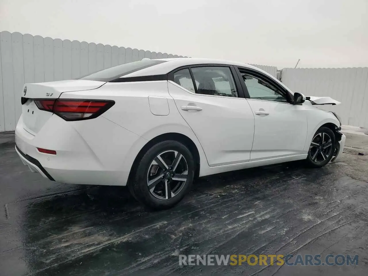 3 fotografías del automóvil dañado 3N1AB8CV2RY372210 NISSAN SENTRA 2024