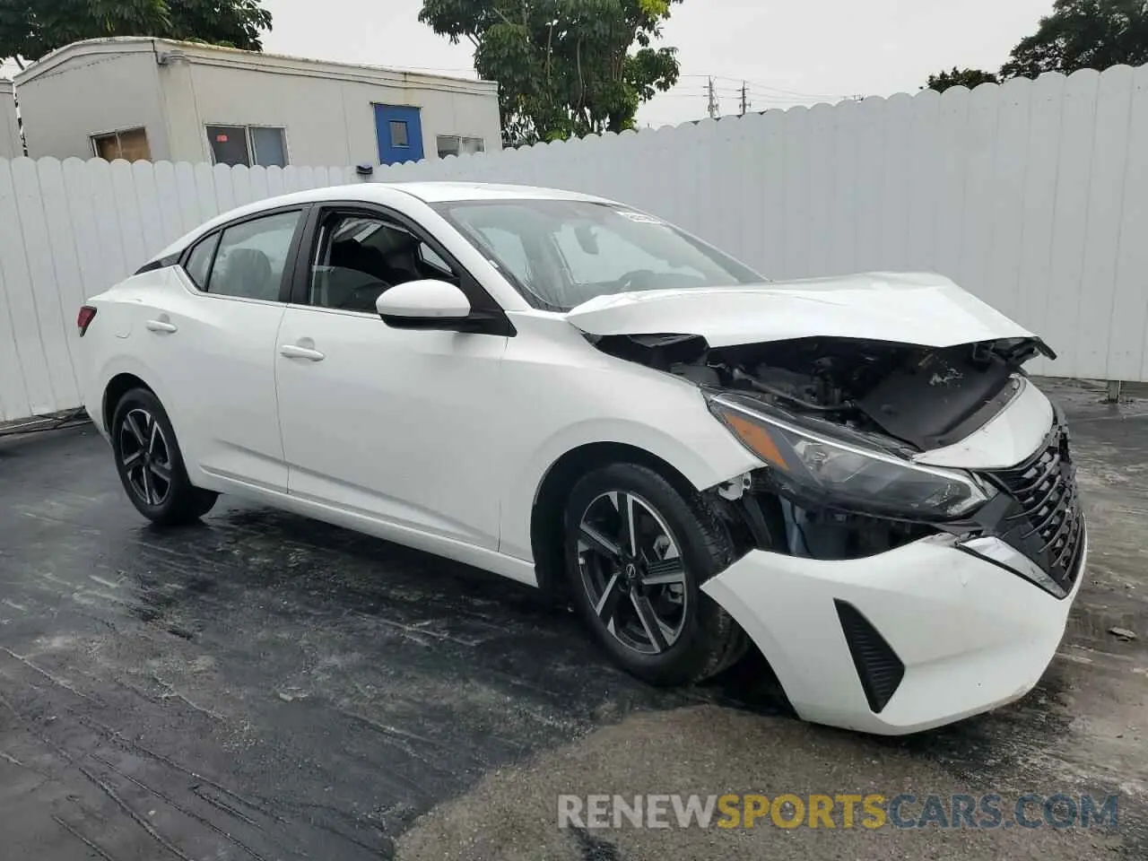 4 fotografías del automóvil dañado 3N1AB8CV2RY372210 NISSAN SENTRA 2024