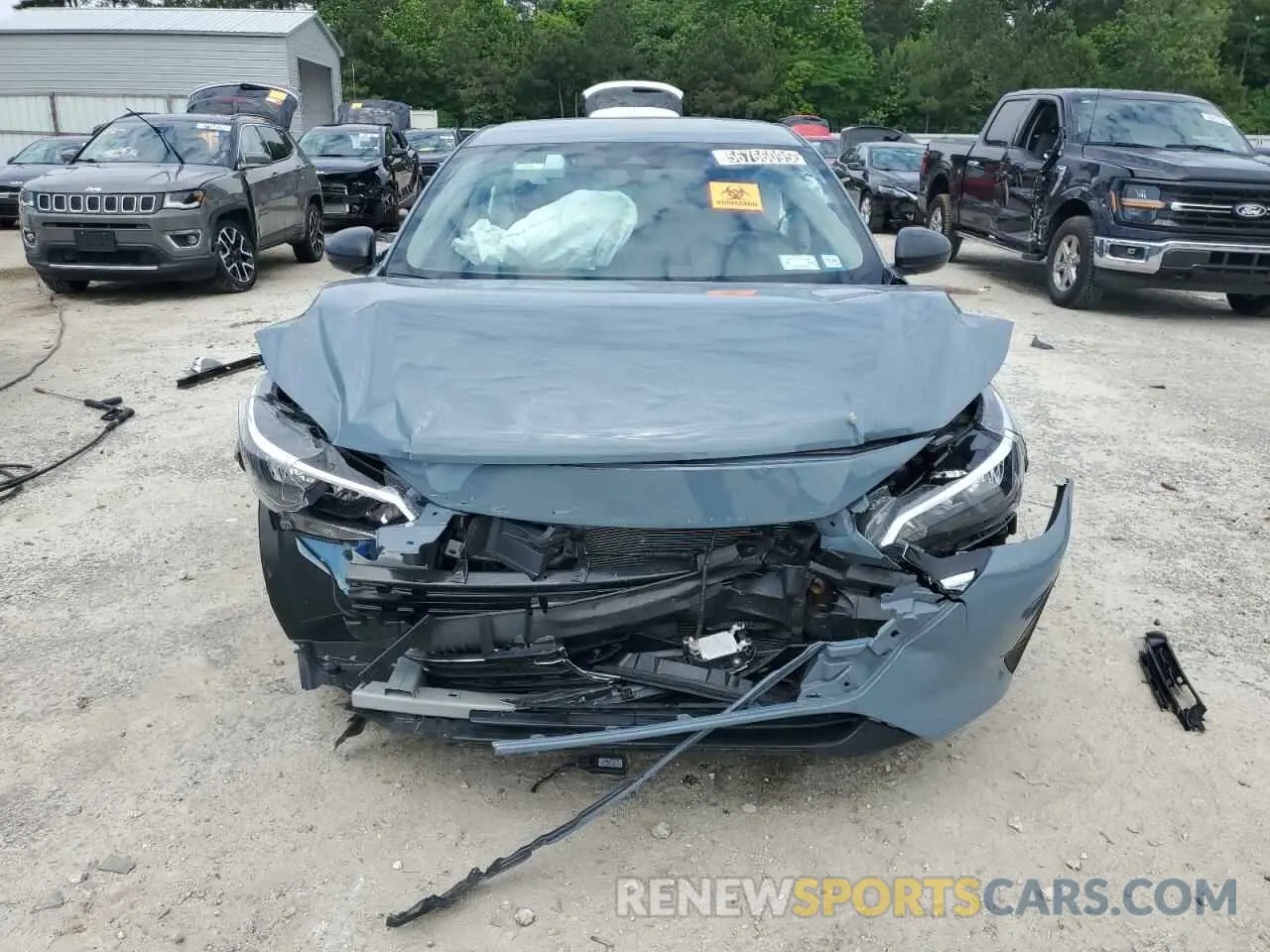 5 fotografías del automóvil dañado 3N1AB8CV2RY373826 NISSAN SENTRA 2024