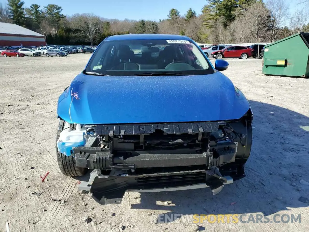5 fotografías del automóvil dañado 3N1AB8CV2RY386012 NISSAN SENTRA 2024