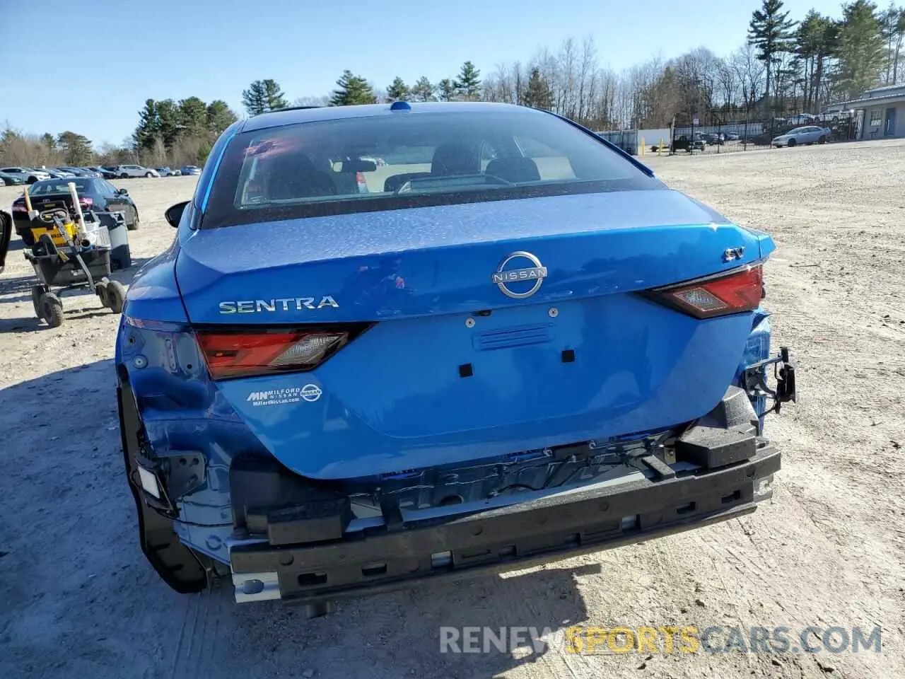6 fotografías del automóvil dañado 3N1AB8CV2RY386012 NISSAN SENTRA 2024