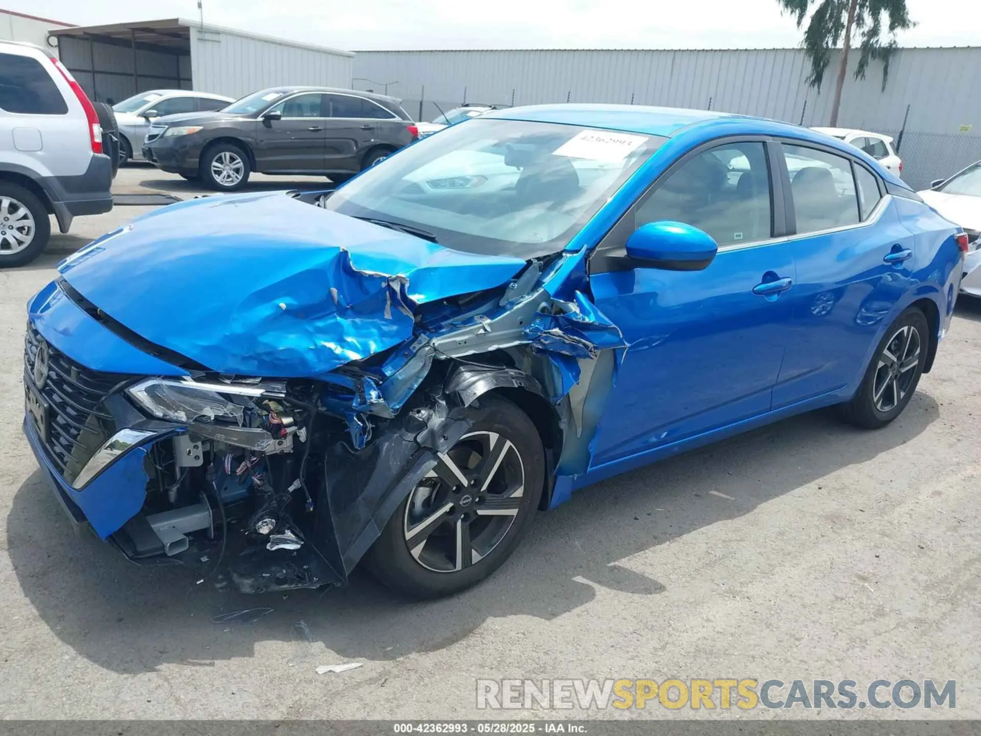 2 fotografías del automóvil dañado 3N1AB8CV2RY387421 NISSAN SENTRA 2024