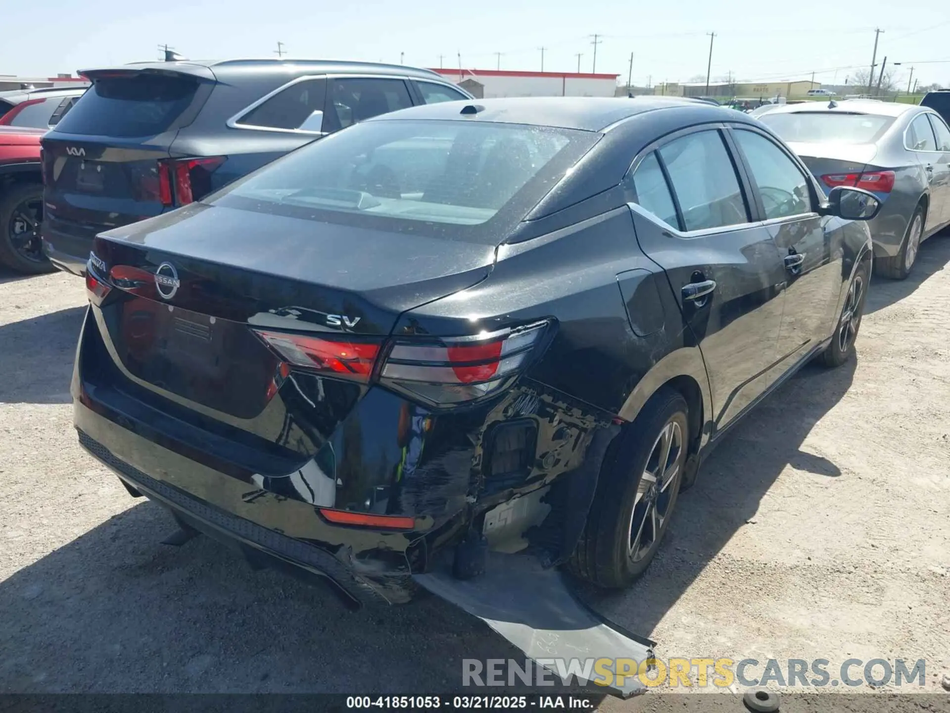 4 fotografías del automóvil dañado 3N1AB8CV3RY220694 NISSAN SENTRA 2024