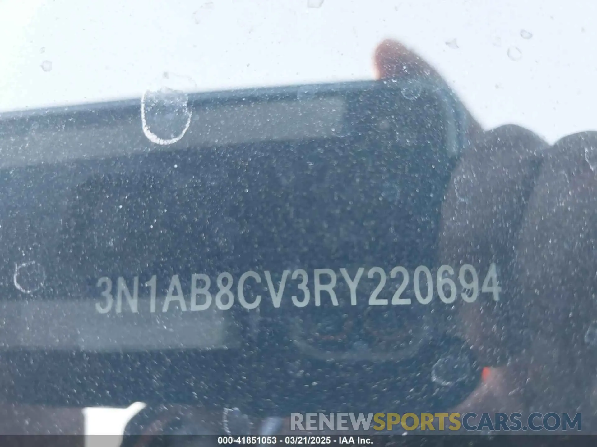 9 fotografías del automóvil dañado 3N1AB8CV3RY220694 NISSAN SENTRA 2024