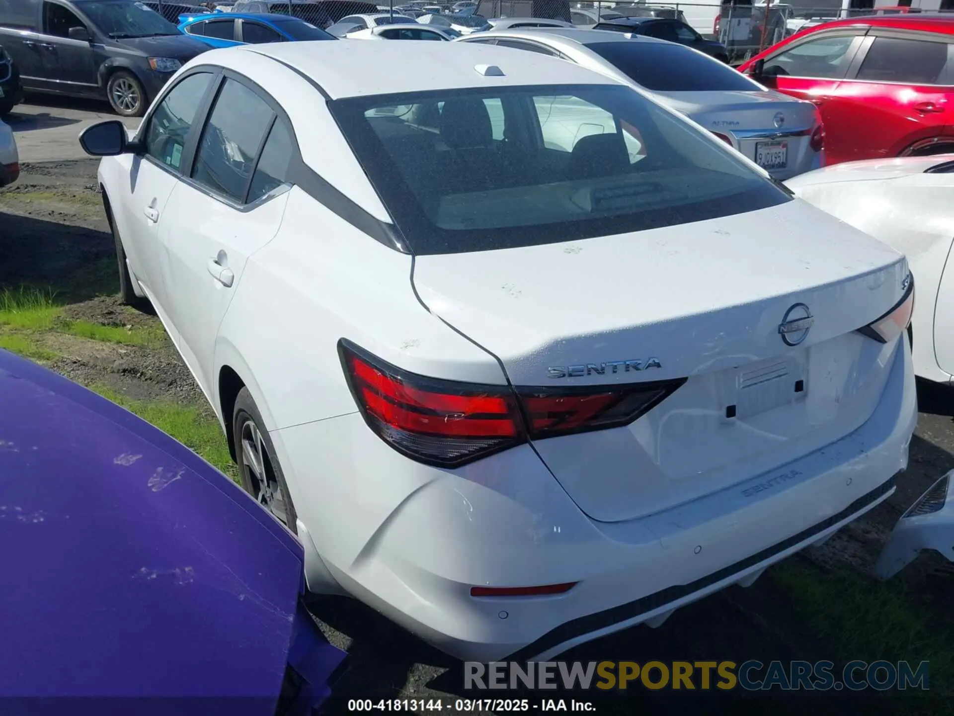 3 fotografías del automóvil dañado 3N1AB8CV3RY231792 NISSAN SENTRA 2024