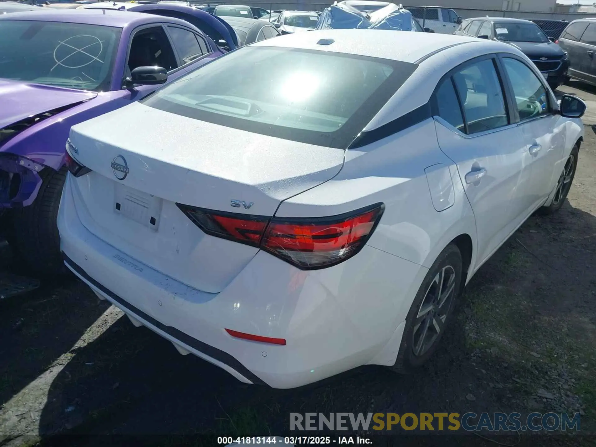 4 fotografías del automóvil dañado 3N1AB8CV3RY231792 NISSAN SENTRA 2024