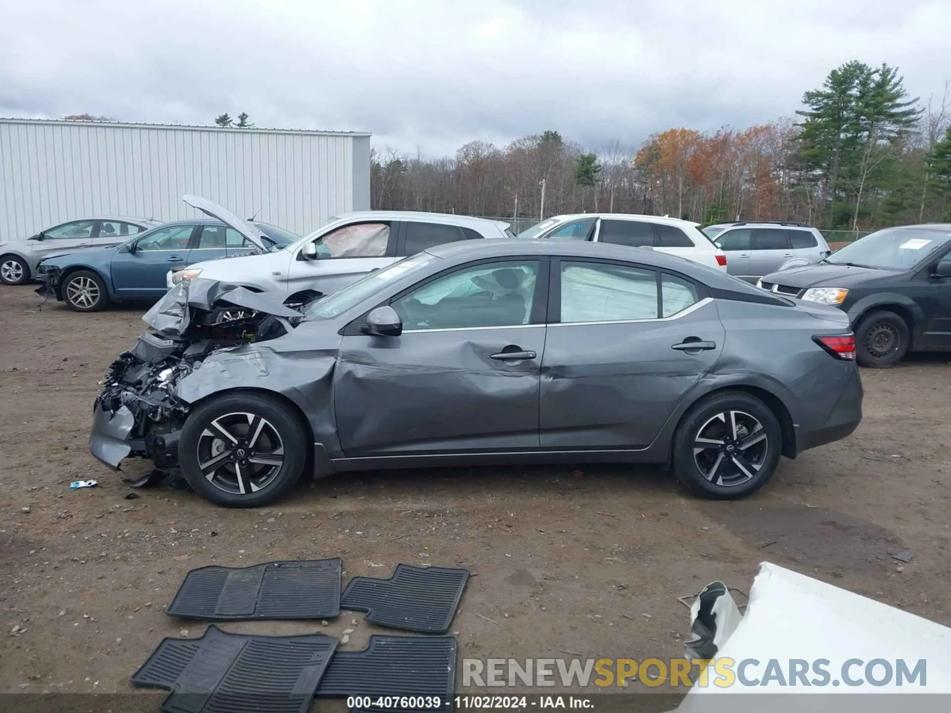 14 fotografías del automóvil dañado 3N1AB8CV3RY240380 NISSAN SENTRA 2024