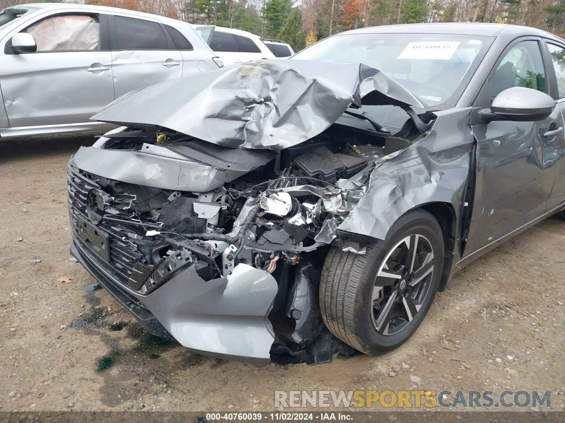 6 fotografías del automóvil dañado 3N1AB8CV3RY240380 NISSAN SENTRA 2024