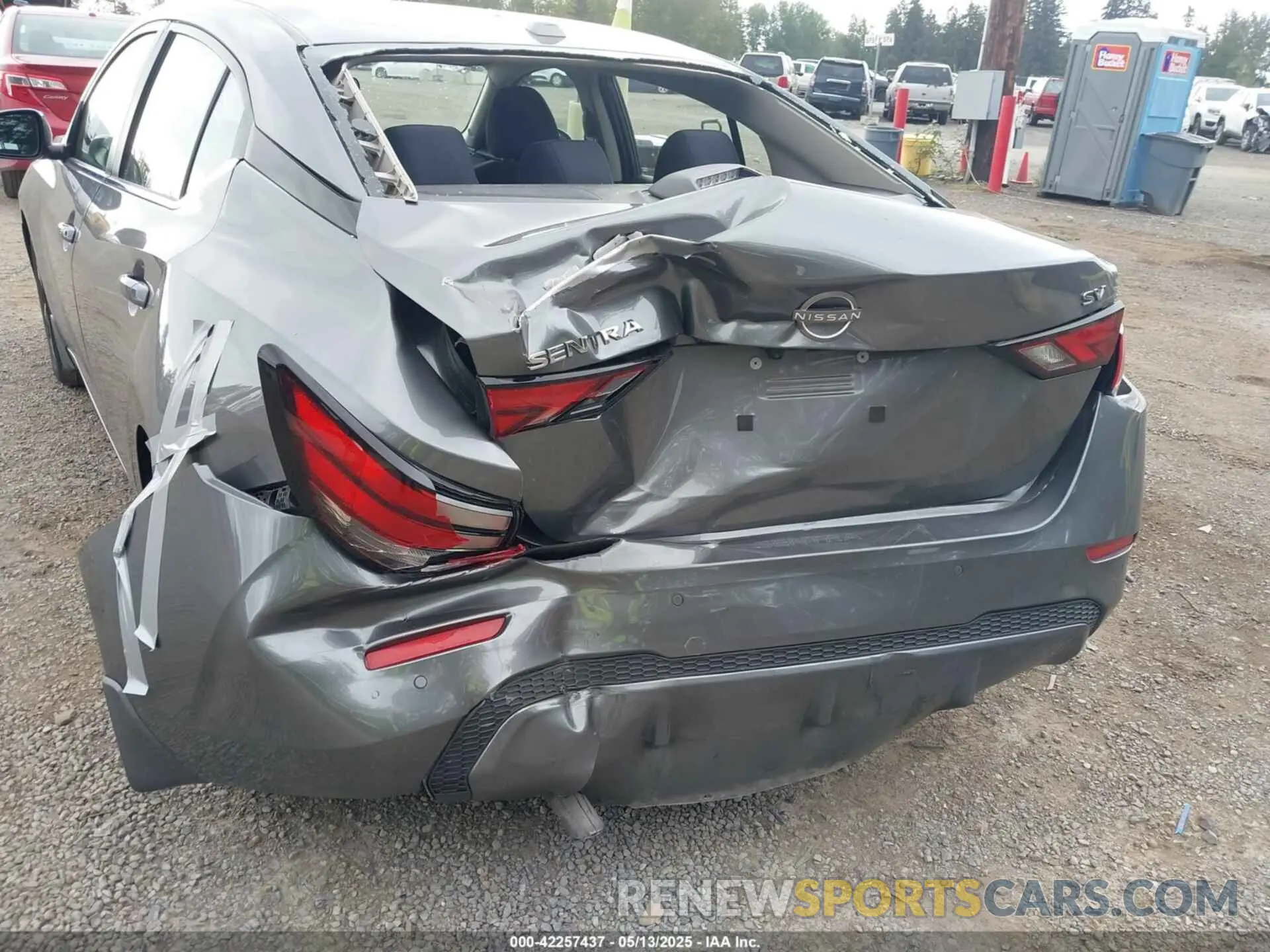 6 fotografías del automóvil dañado 3N1AB8CV3RY270656 NISSAN SENTRA 2024