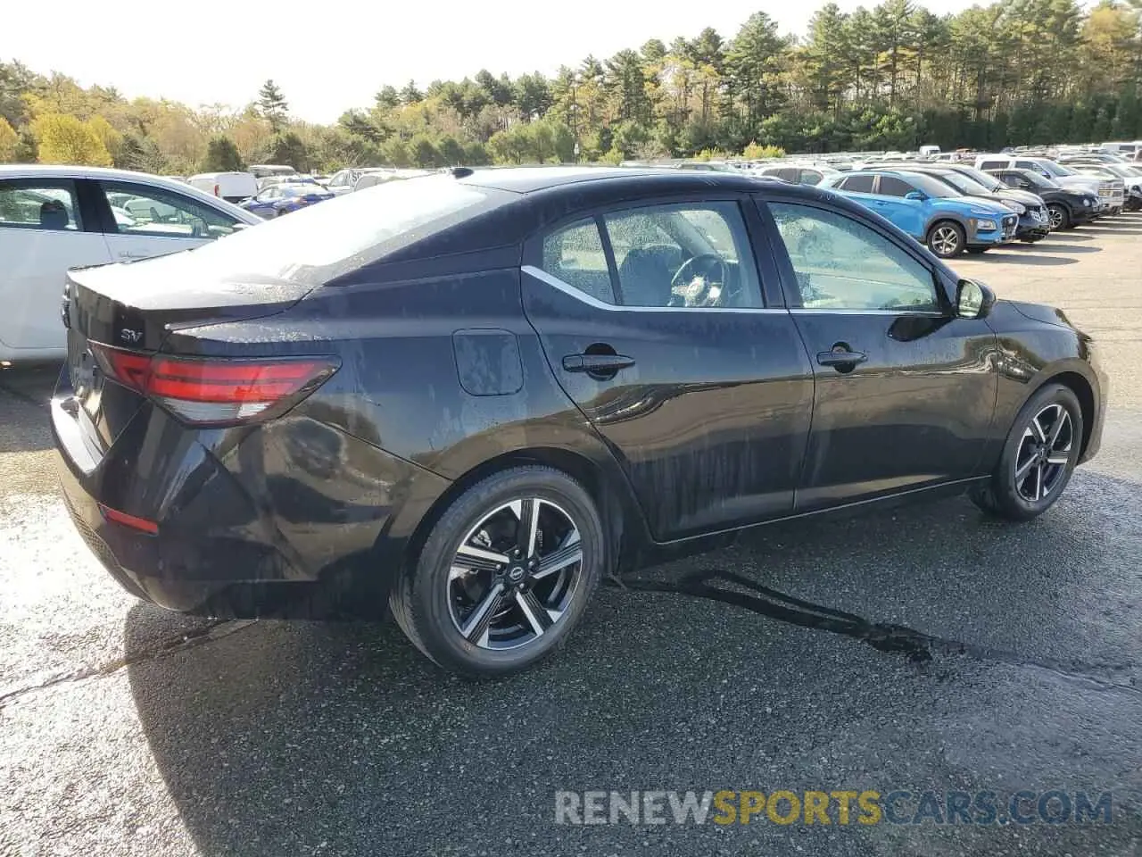 3 fotografías del automóvil dañado 3N1AB8CV3RY273251 NISSAN SENTRA 2024