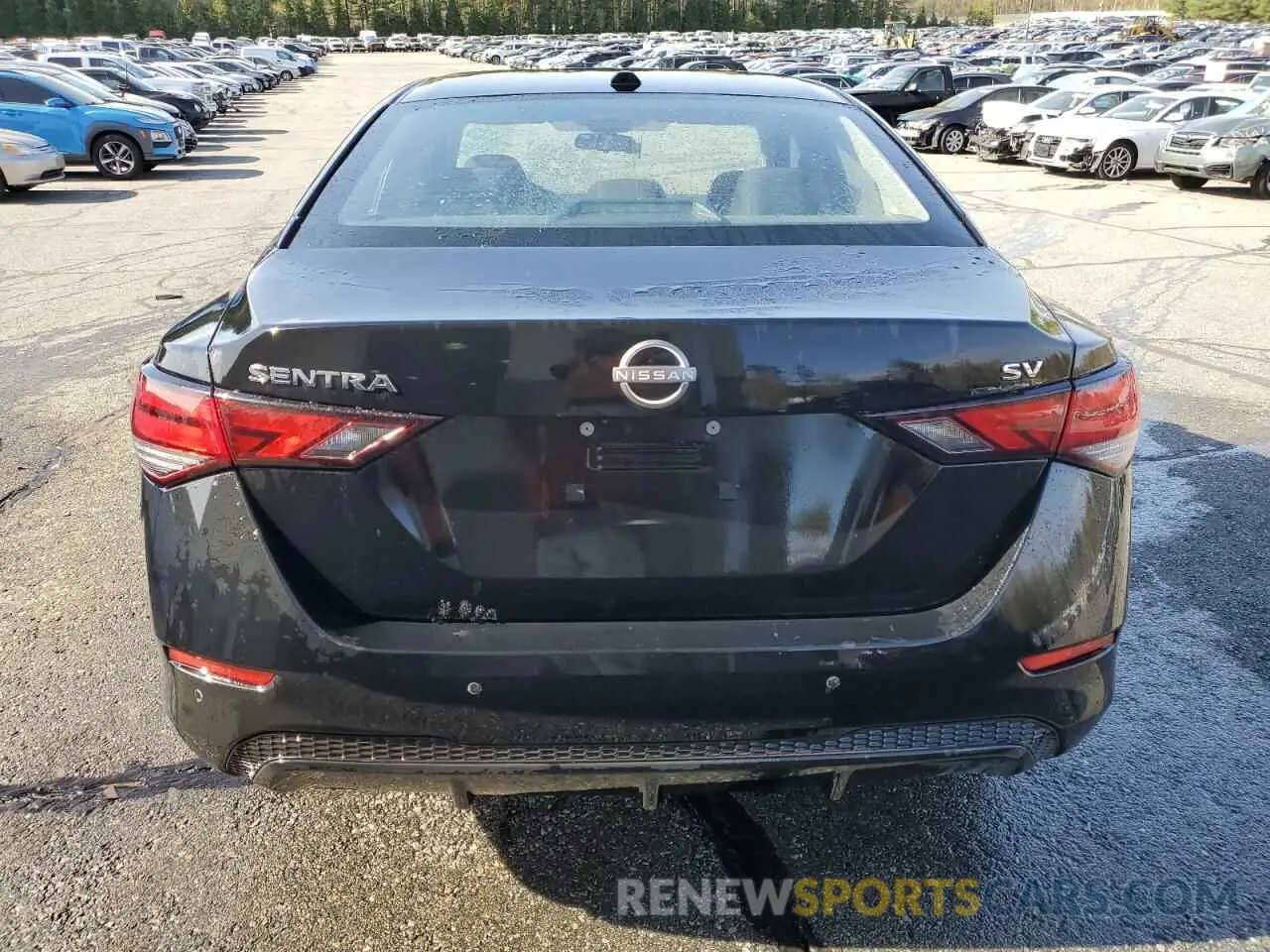 6 fotografías del automóvil dañado 3N1AB8CV3RY273251 NISSAN SENTRA 2024