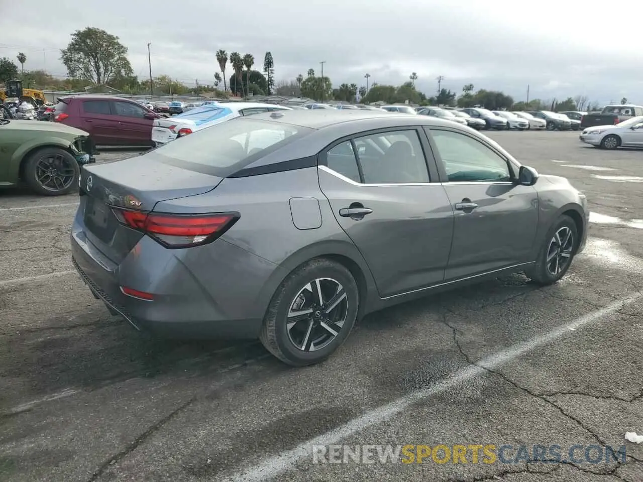 3 fotografías del automóvil dañado 3N1AB8CV3RY306412 NISSAN SENTRA 2024