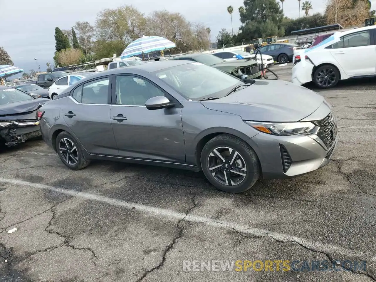 4 fotografías del automóvil dañado 3N1AB8CV3RY306412 NISSAN SENTRA 2024