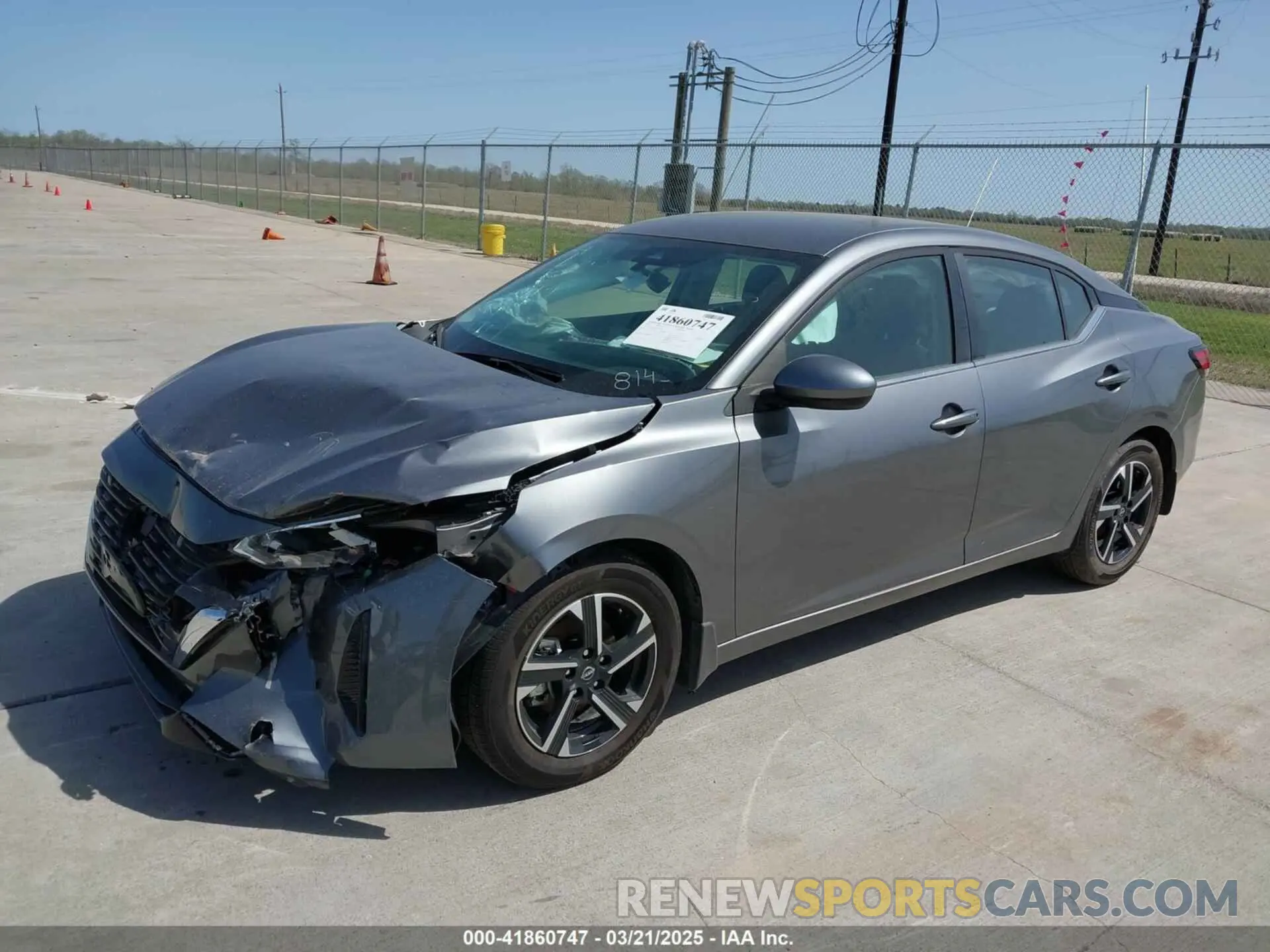 2 fotografías del automóvil dañado 3N1AB8CV3RY348143 NISSAN SENTRA 2024