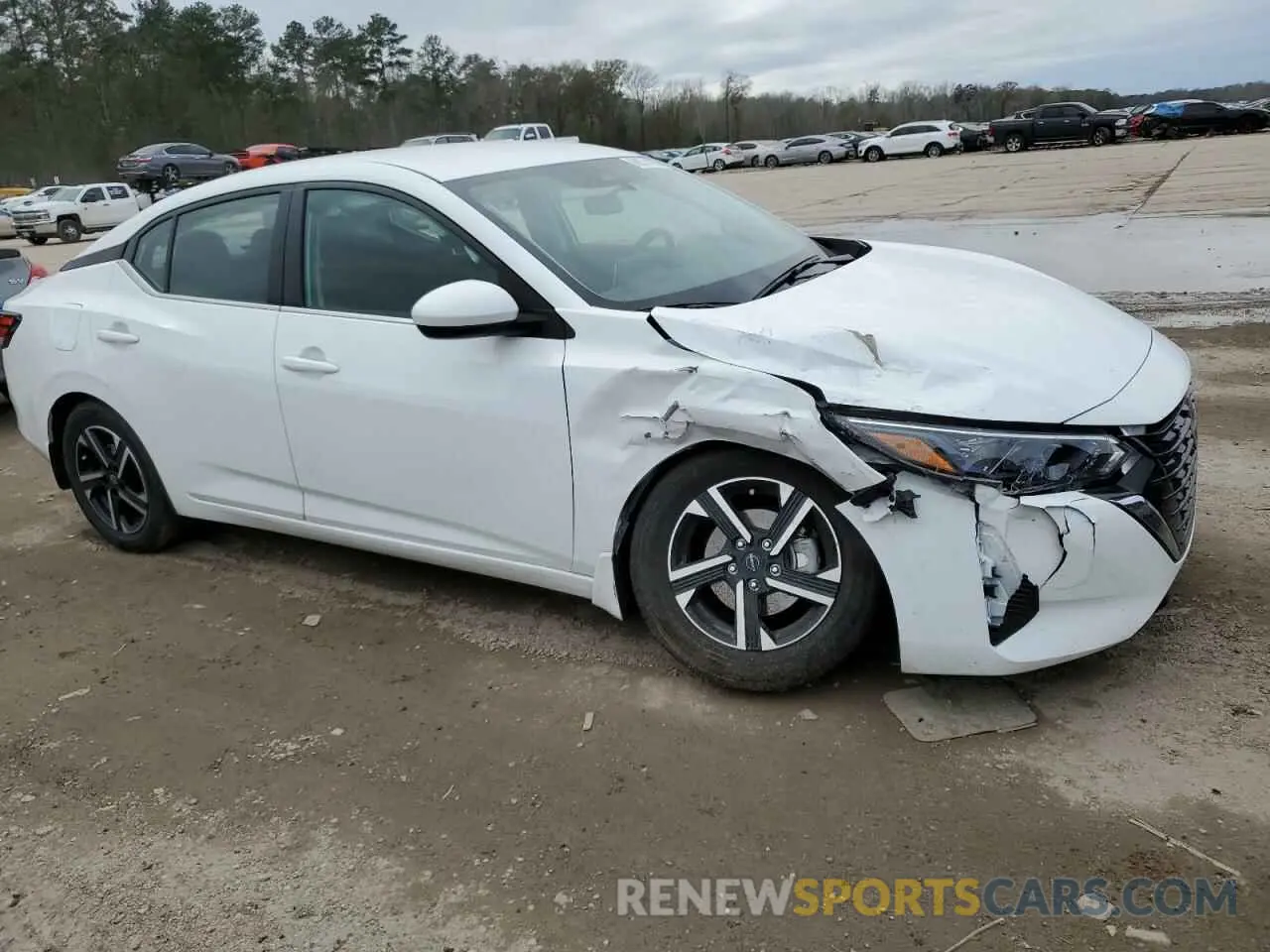 4 fotografías del automóvil dañado 3N1AB8CV3RY381434 NISSAN SENTRA 2024