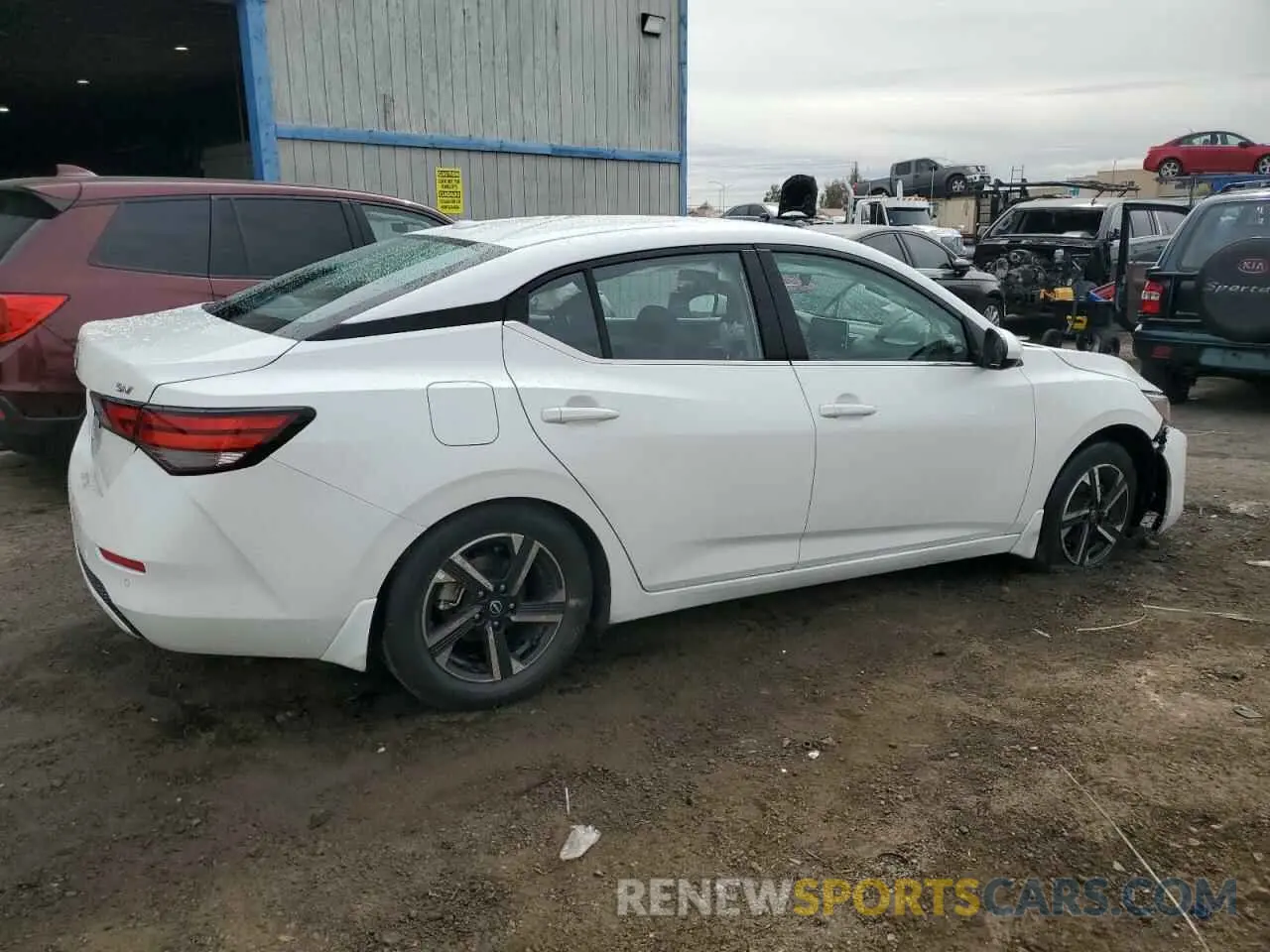 3 fotografías del automóvil dañado 3N1AB8CV4RY209607 NISSAN SENTRA 2024