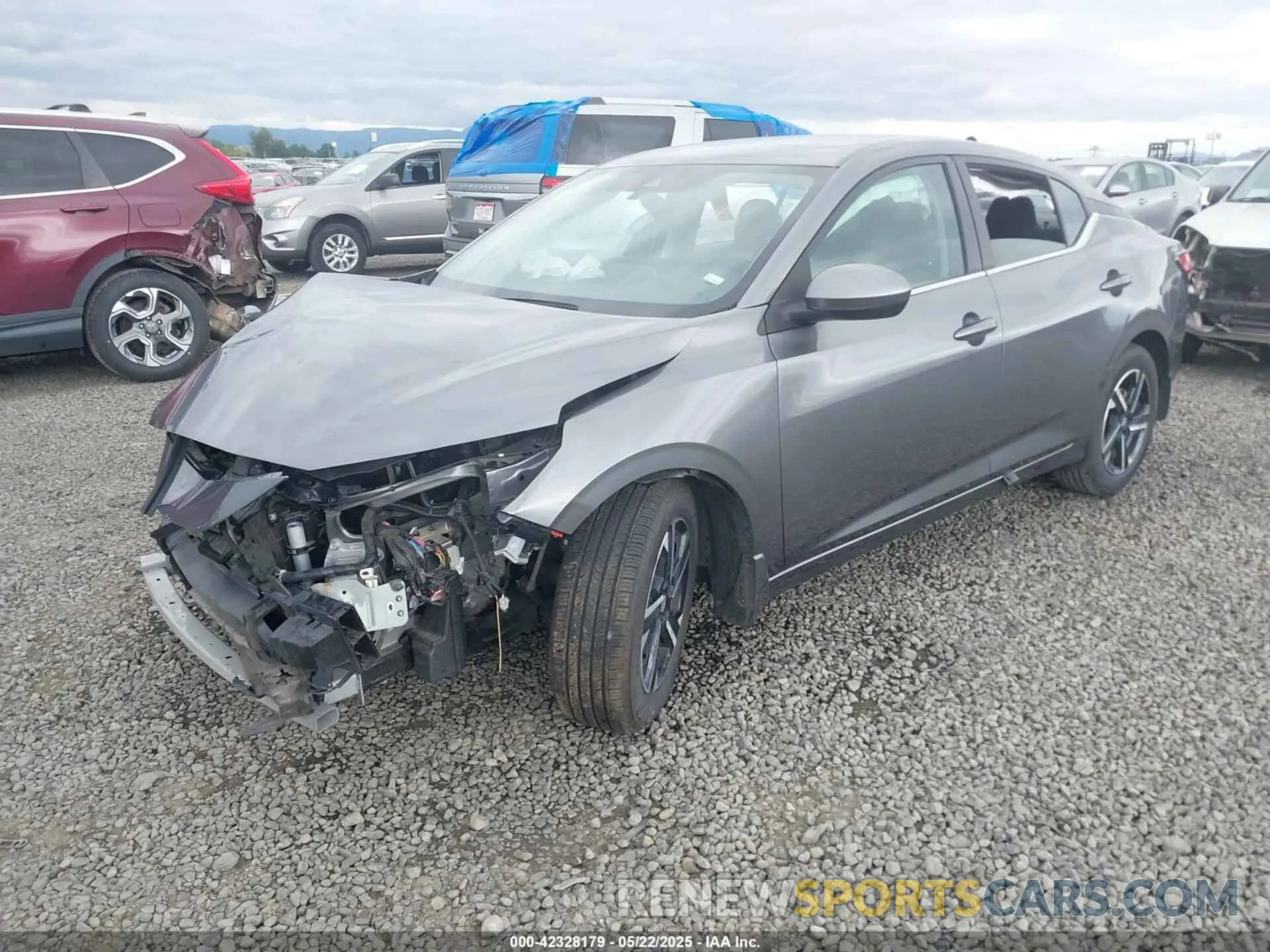 2 fotografías del automóvil dañado 3N1AB8CV4RY210272 NISSAN SENTRA 2024