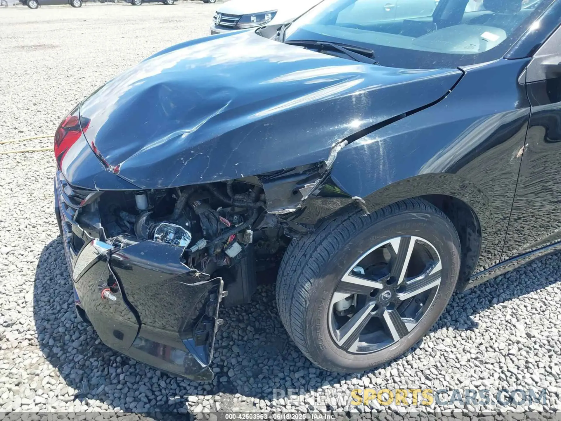 6 fotografías del automóvil dañado 3N1AB8CV4RY218288 NISSAN SENTRA 2024