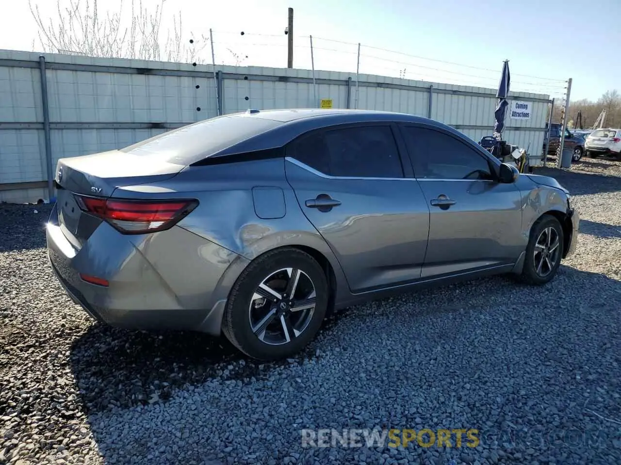 3 fotografías del automóvil dañado 3N1AB8CV4RY262338 NISSAN SENTRA 2024