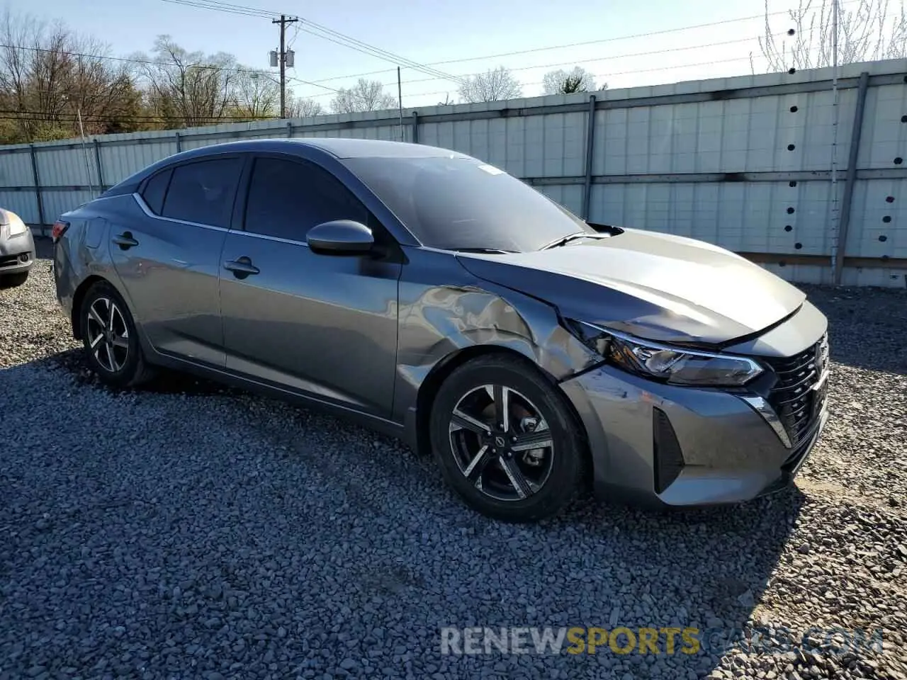 4 fotografías del automóvil dañado 3N1AB8CV4RY262338 NISSAN SENTRA 2024