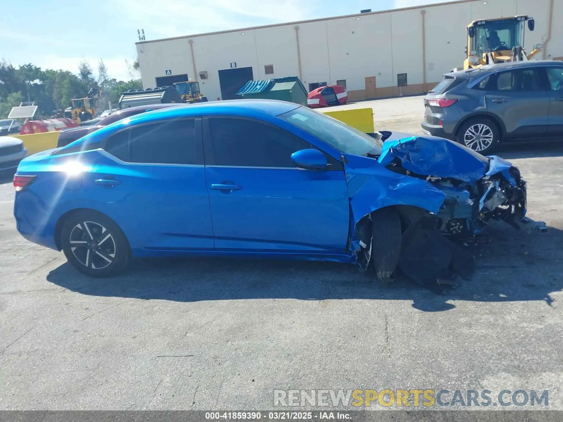 13 fotografías del automóvil dañado 3N1AB8CV4RY266020 NISSAN SENTRA 2024