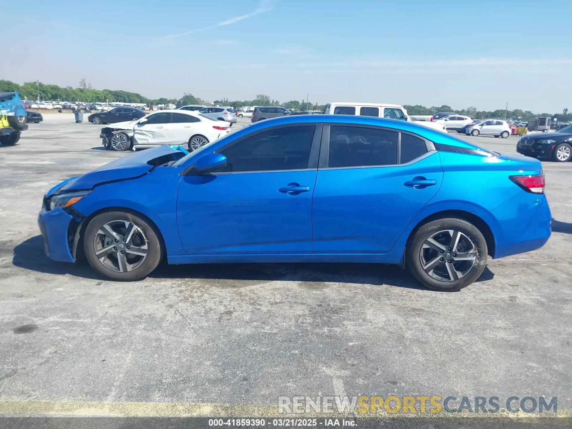 14 fotografías del automóvil dañado 3N1AB8CV4RY266020 NISSAN SENTRA 2024
