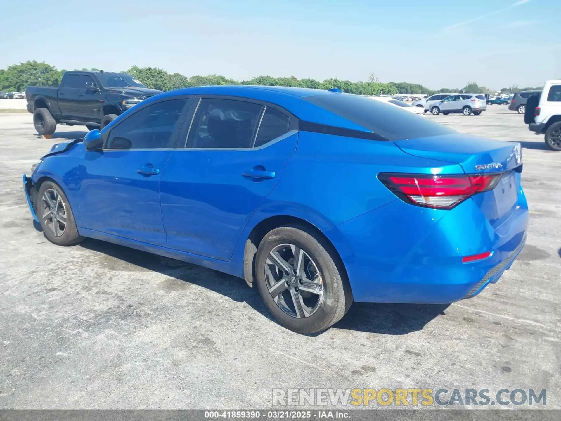 3 fotografías del automóvil dañado 3N1AB8CV4RY266020 NISSAN SENTRA 2024