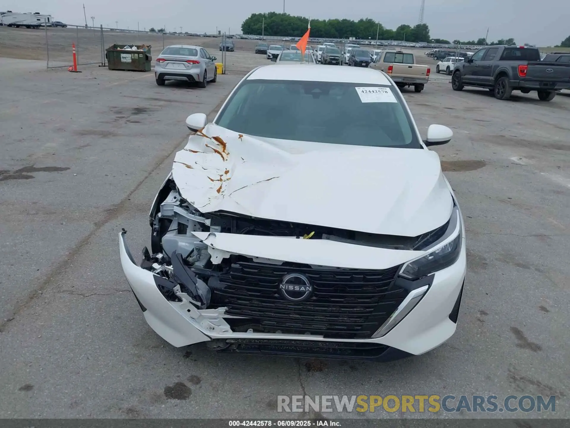 6 fotografías del automóvil dañado 3N1AB8CV4RY274313 NISSAN SENTRA 2024